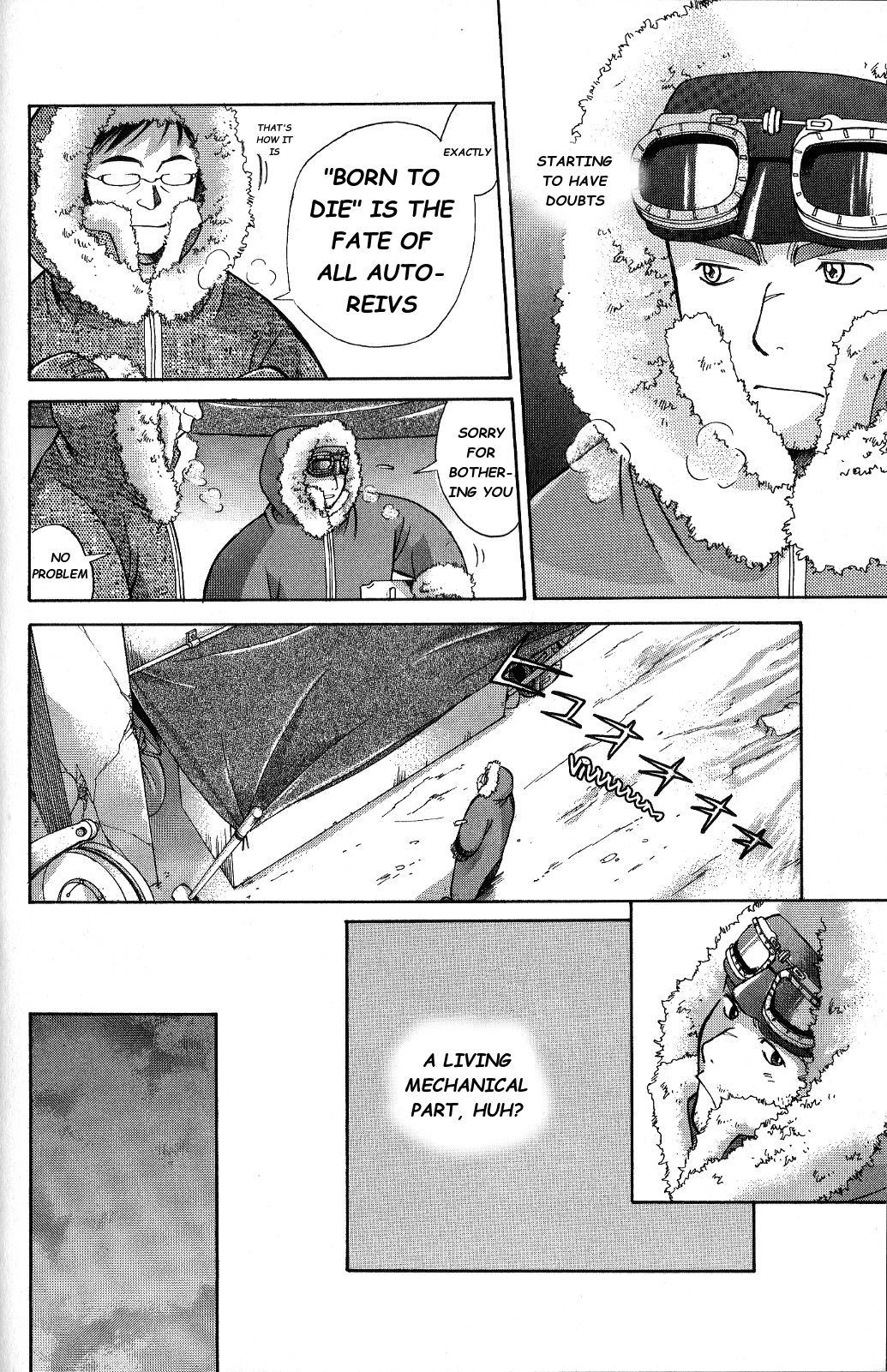 Ergo Proxy Centzon Hitchers and Undertaker Vol. 1 Ch. 2 We Were Left Without A Grave