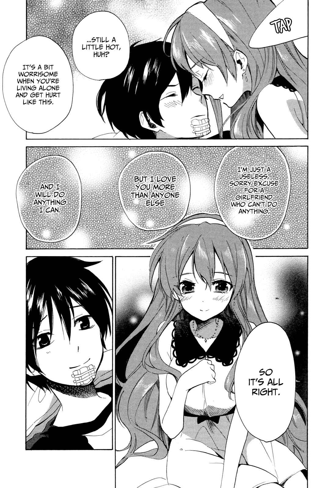 Golden Time Vol. 6 Ch. 30 "Oh~ I'm Tired~ I'm at my limits~" There's a spot for that, right~?