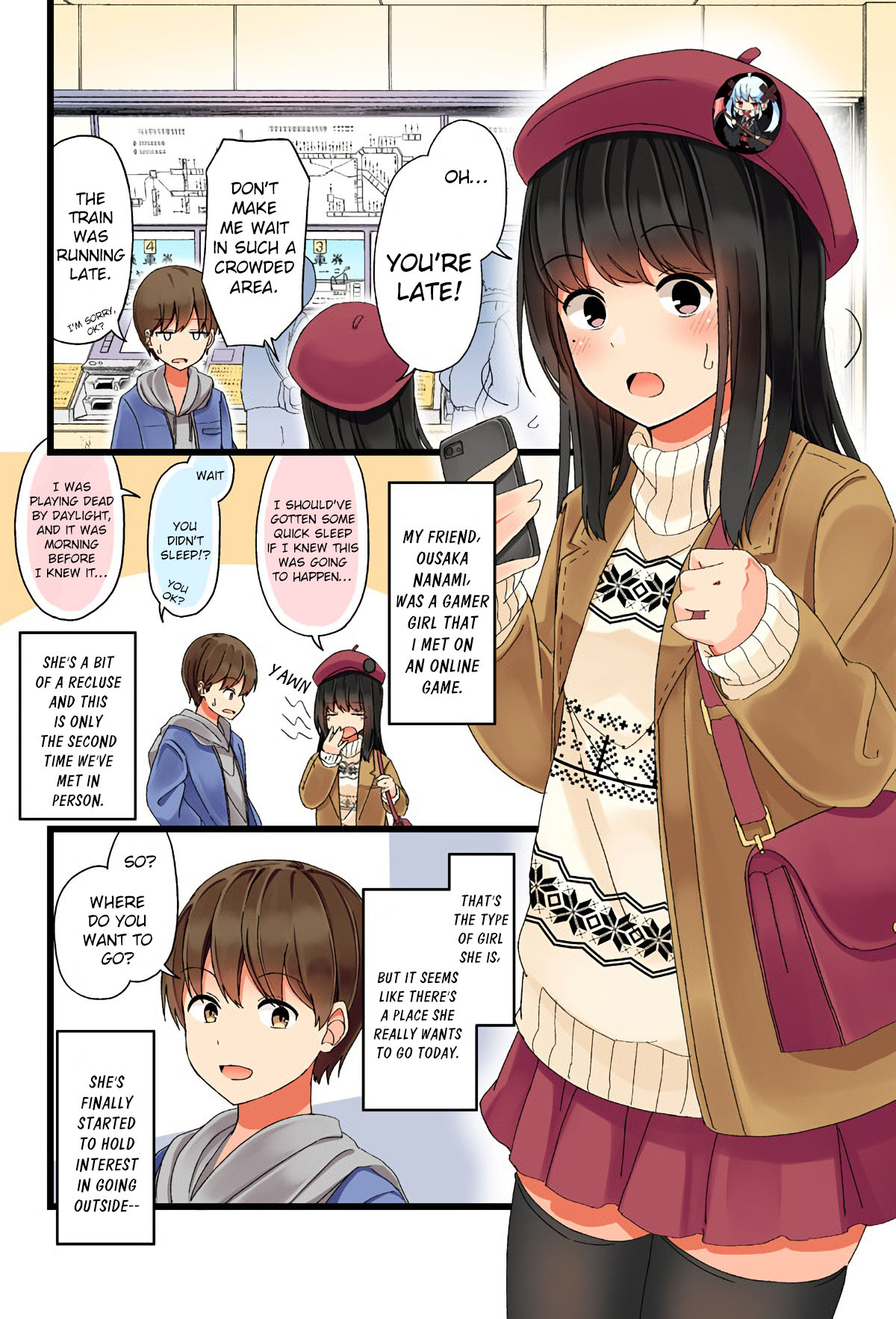Hanging Out With A Gamer Girl Ch. 2 I Go To The Arcade With My Gamer Friend (1)