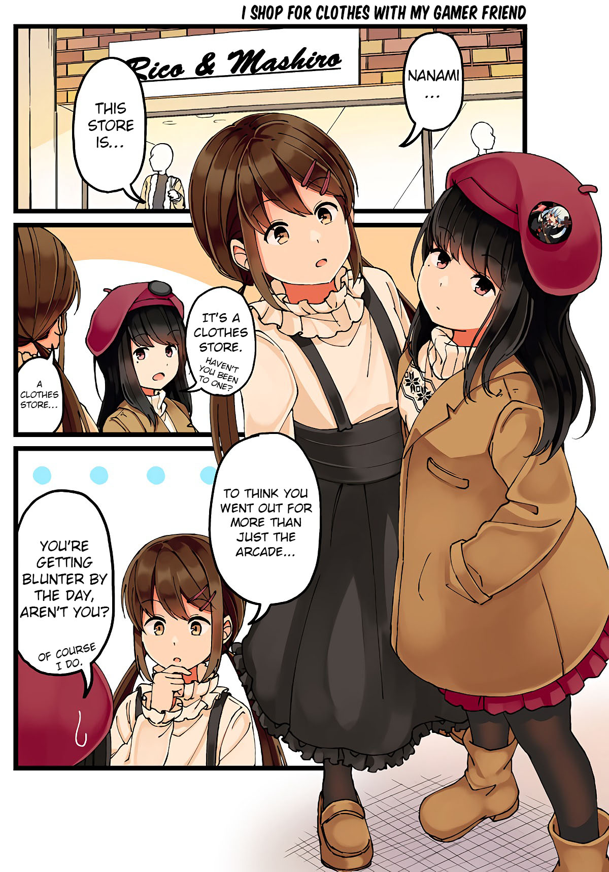 Hanging Out with a Gamer Girl Ch. 12 I Shop For Clothes With My Gamer Friend