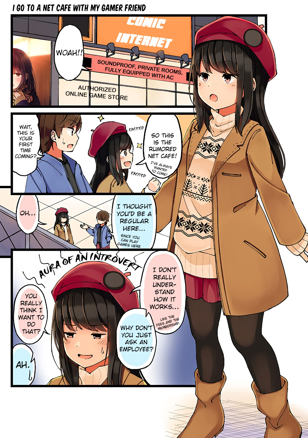 Hanging Out with a Gamer Girl Ch. 13 I Go to a Net Cafe with my Gamer Friend