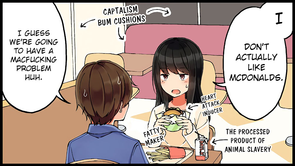 Hanging Out with a Gamer Girl Ch. 24 I get McDonalds with my gamer friend