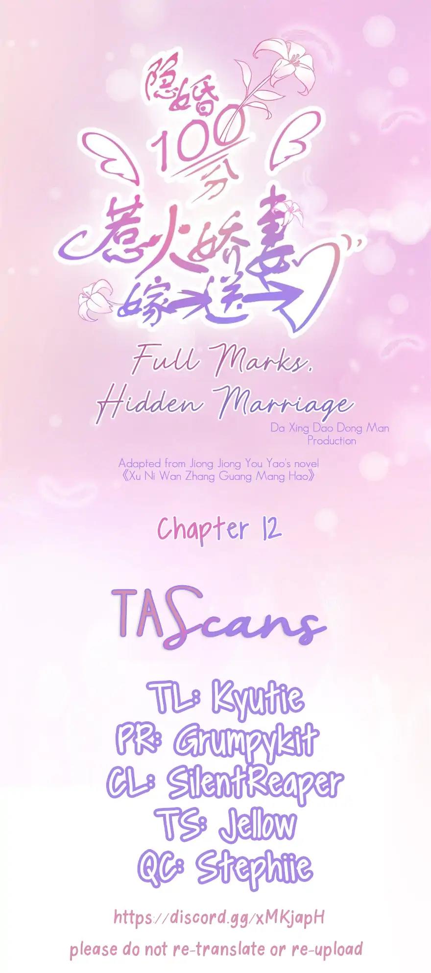 Full Marks, Hidden Marriage Chapter 12: