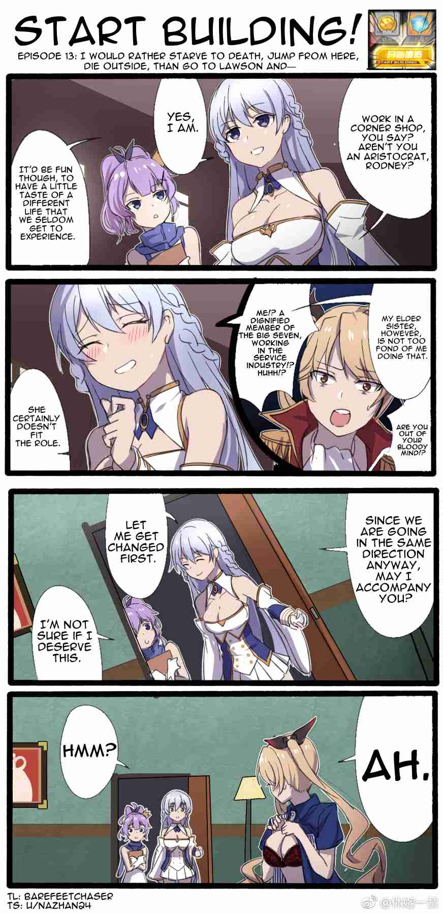 Azur Lane Start Building! (Doujinshi) Ch. 13 I Would Rather Starve To Death, Jump From Here, Die Outside, Than Go To Lawson and
