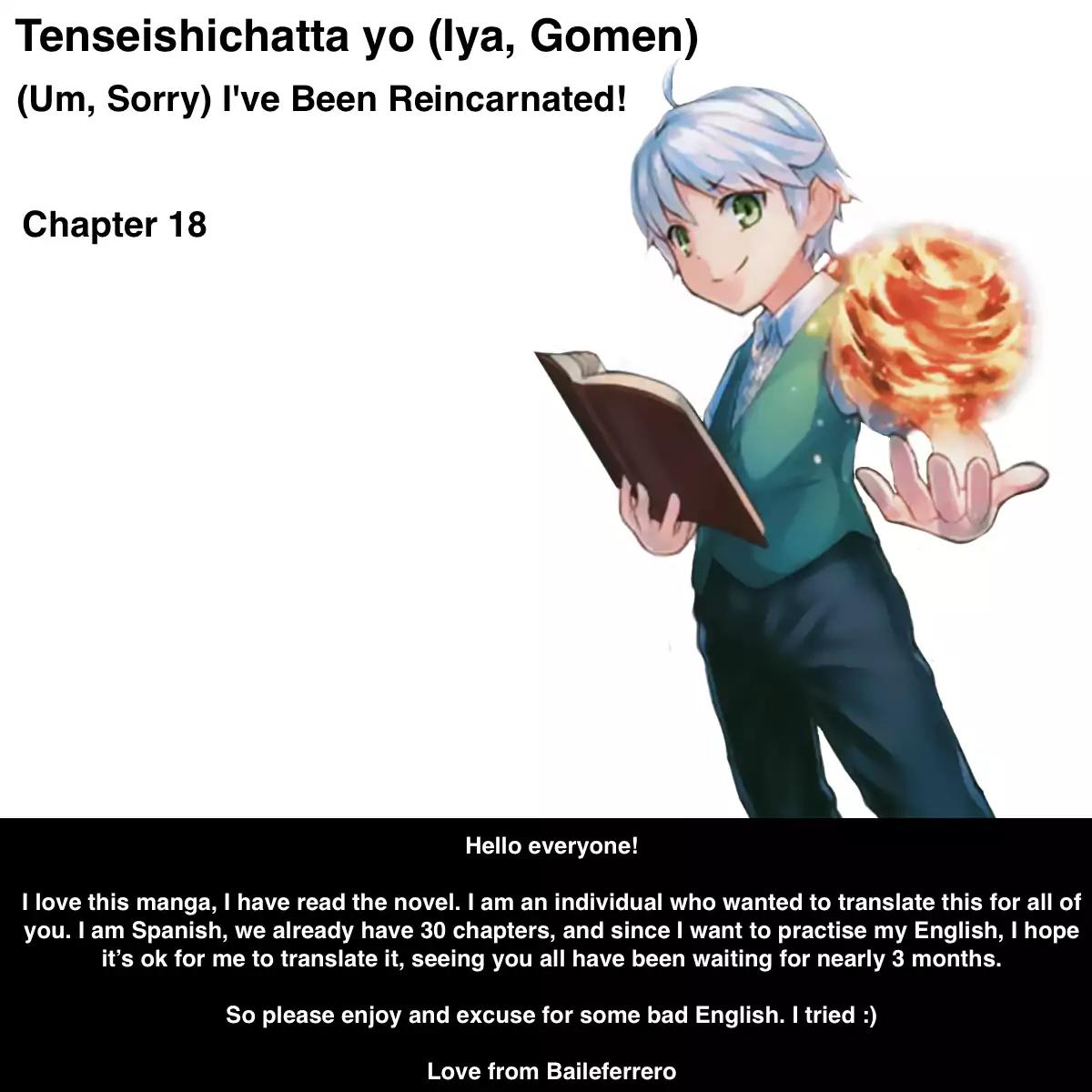 Tensei Shi Chatta Yo (Iya, Gomen) Chapter 18