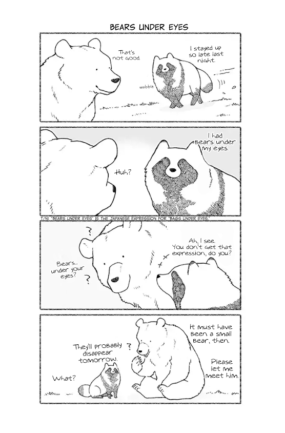 Kuma to Tanuki Ch. 33 Bears Under Eyes