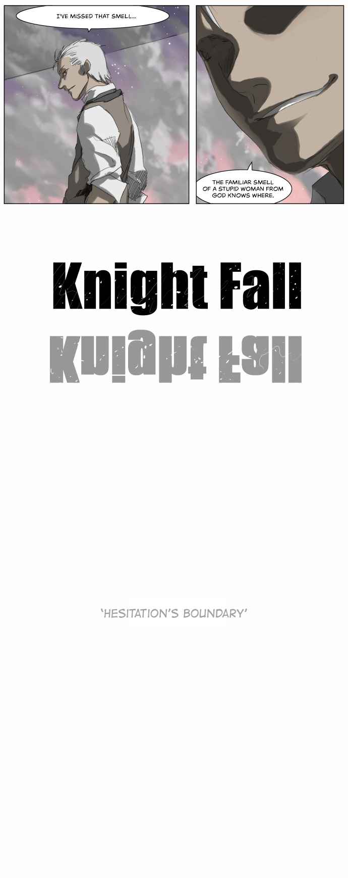 Knight Run Vol. 4 Ch. 198 Knightfall Part 2 | Hesitation's border