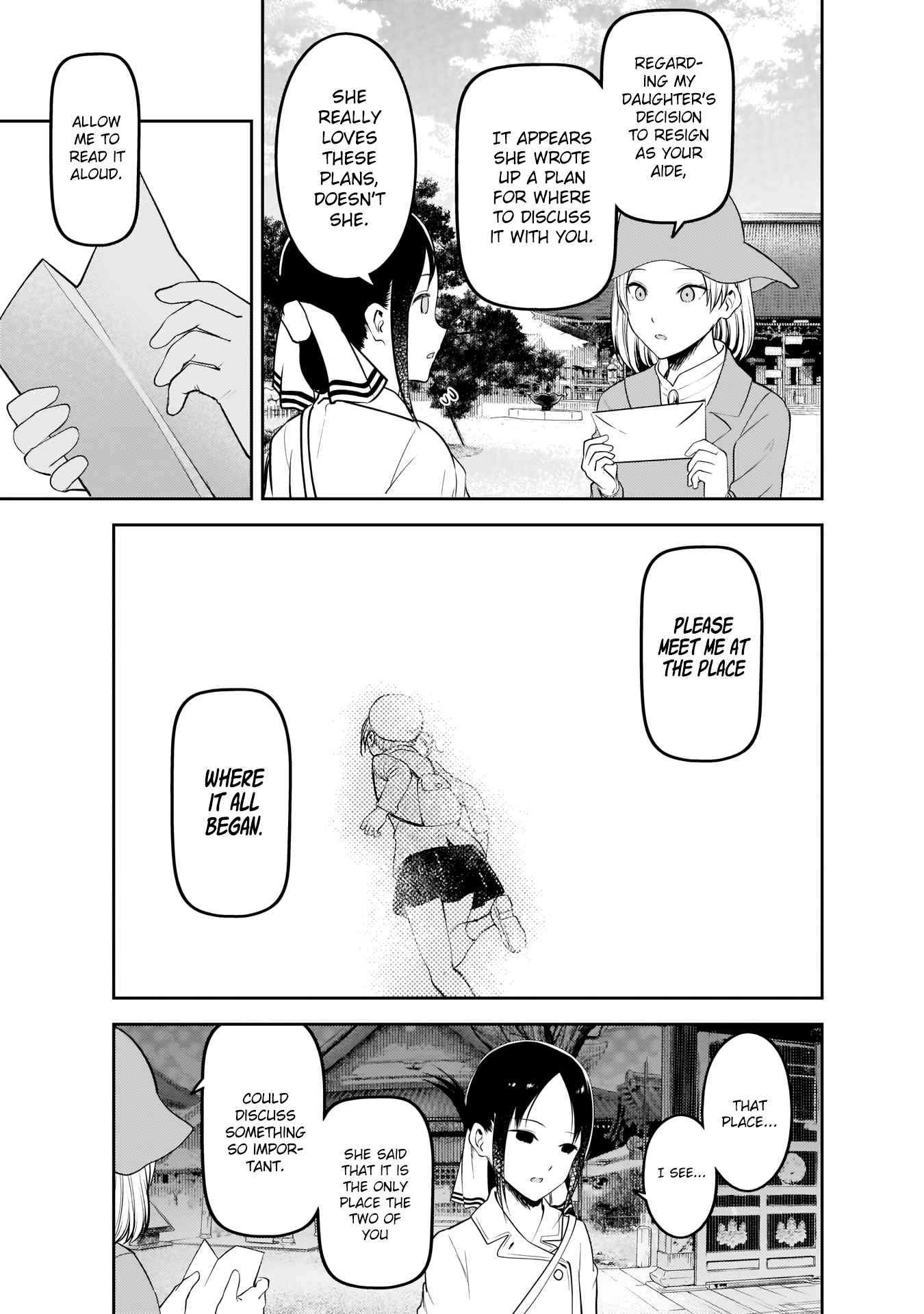 Kaguya Wants to be Confessed To: The Geniuses' War of Love and Brains Ch.183