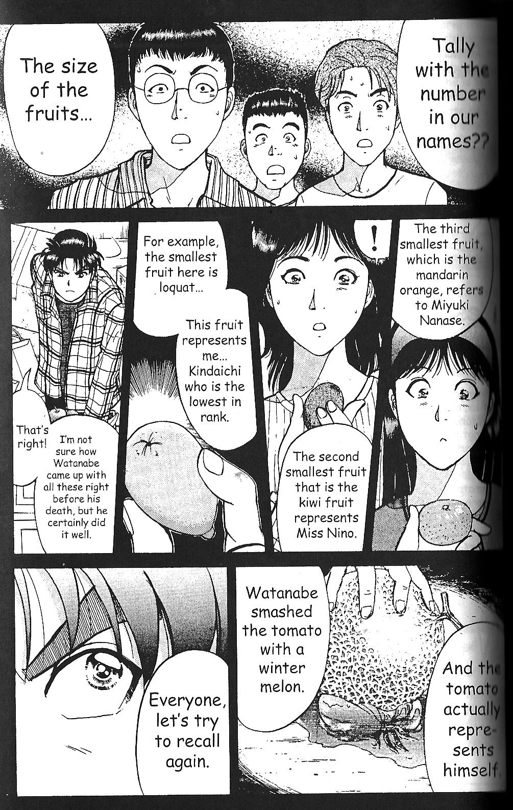 Kindaichi Shounen no Jikenbo Case Series Vol. 1 Ch. 6 Truth I The Meaning Behind The Fruits