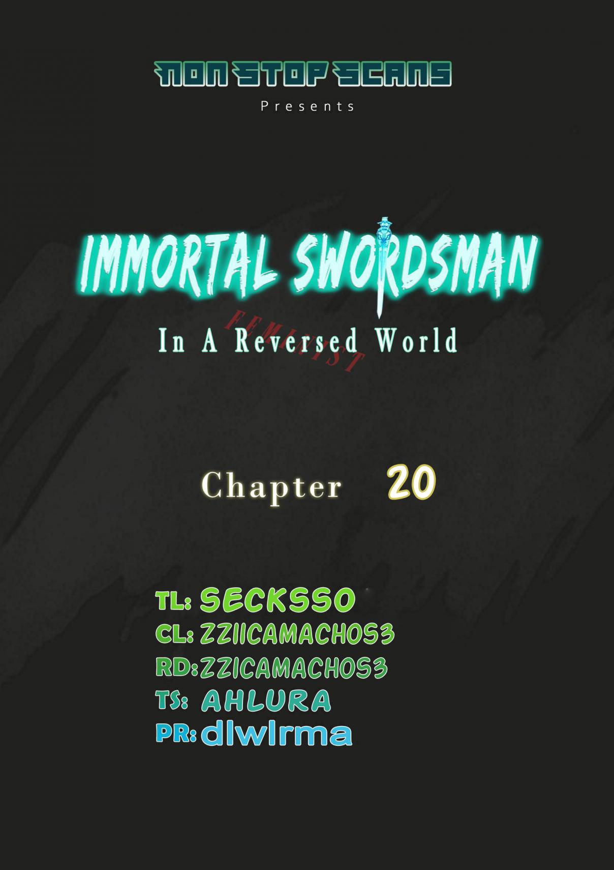 Immortal Swordsman in The Reverse World Ch. 20