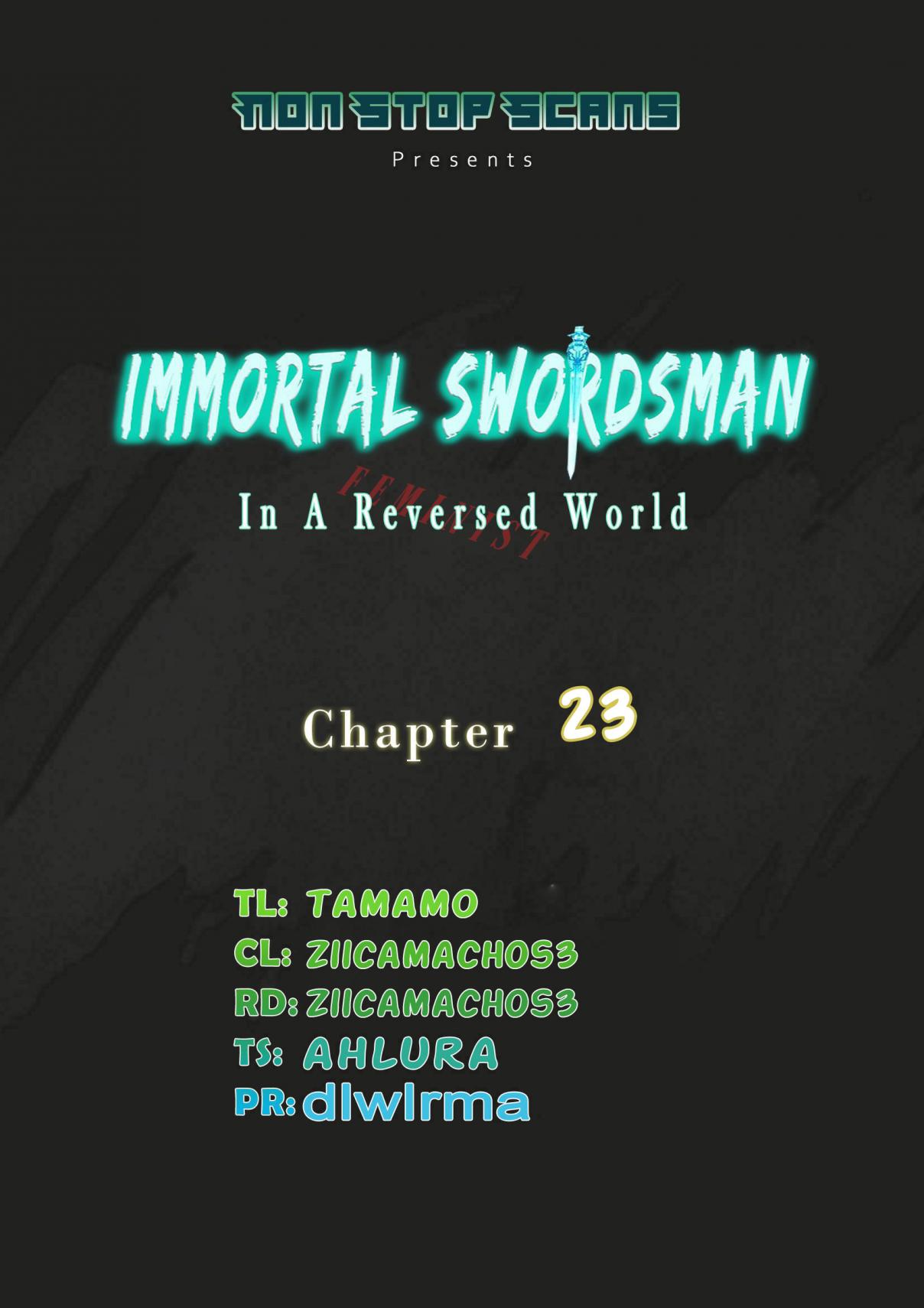 Immortal Swordsman in The Reverse World Ch. 23