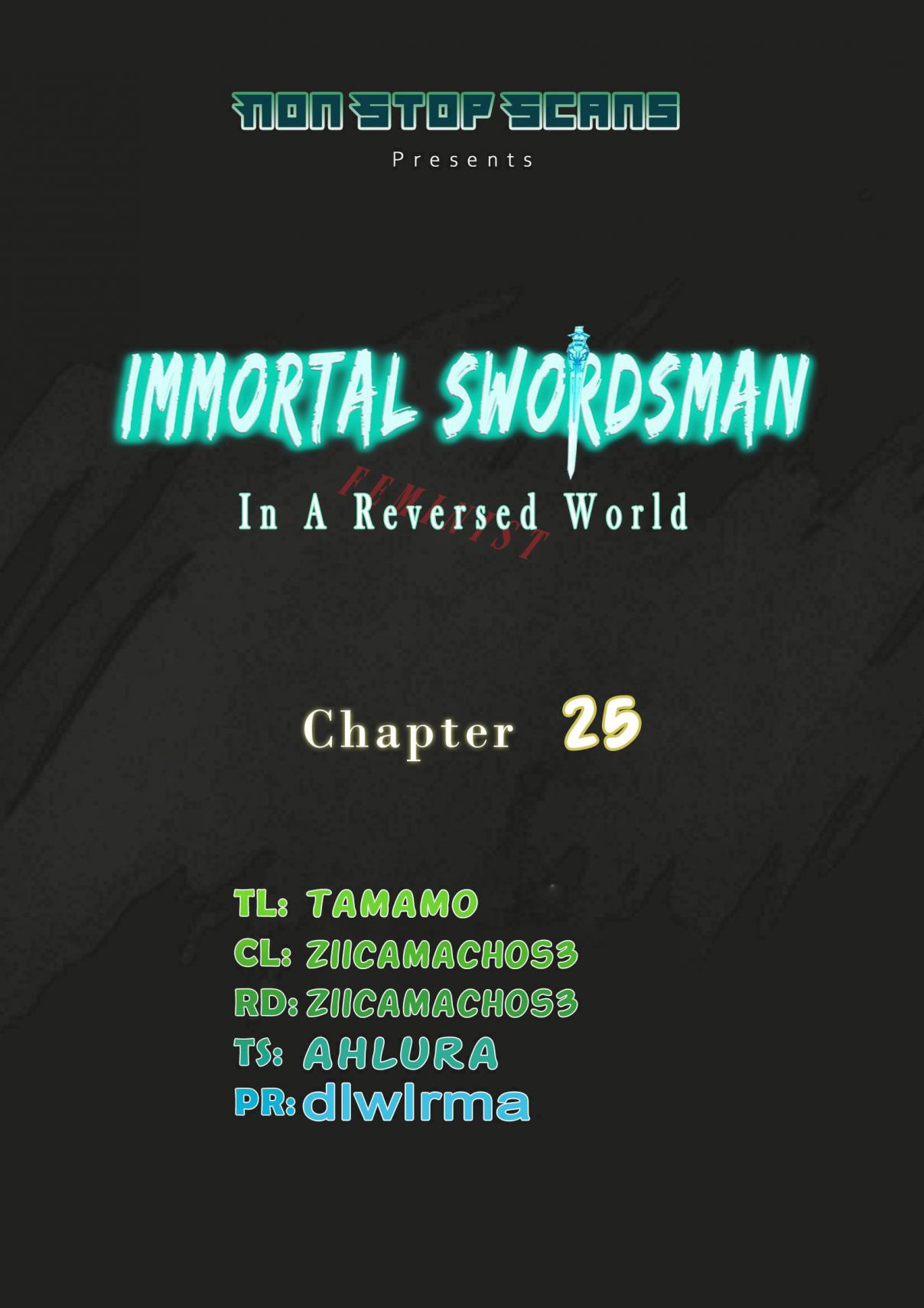Immortal Swordsman in The Reverse World Ch. 25