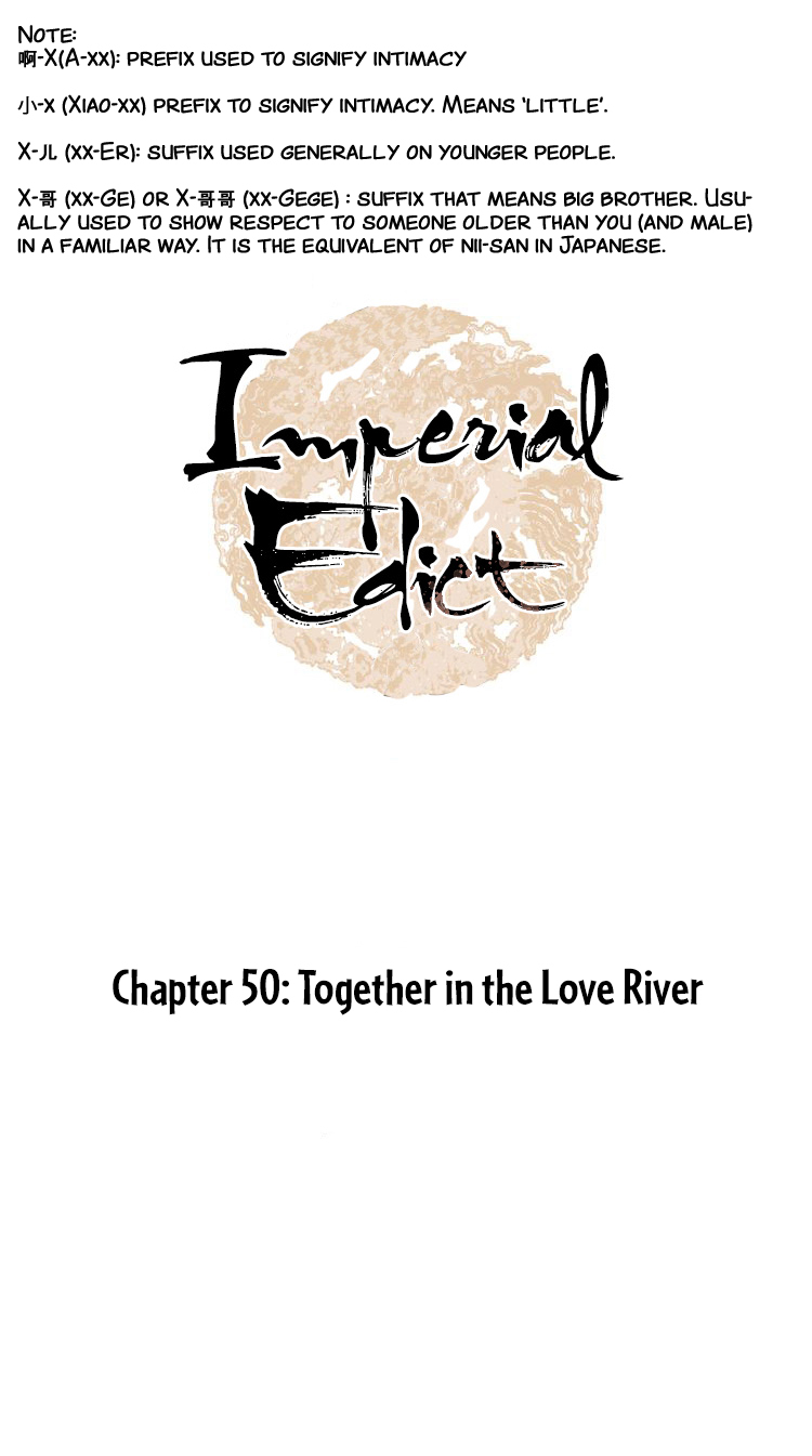 Imperial Edict Ch. 50 Together in the Love River