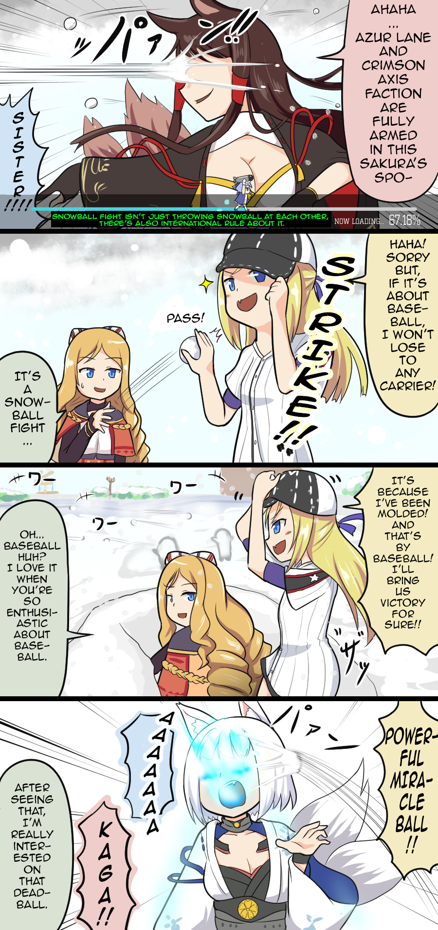 Azur Lane Spare Time (Doujinshi) Ch. 67 Snowball Fight