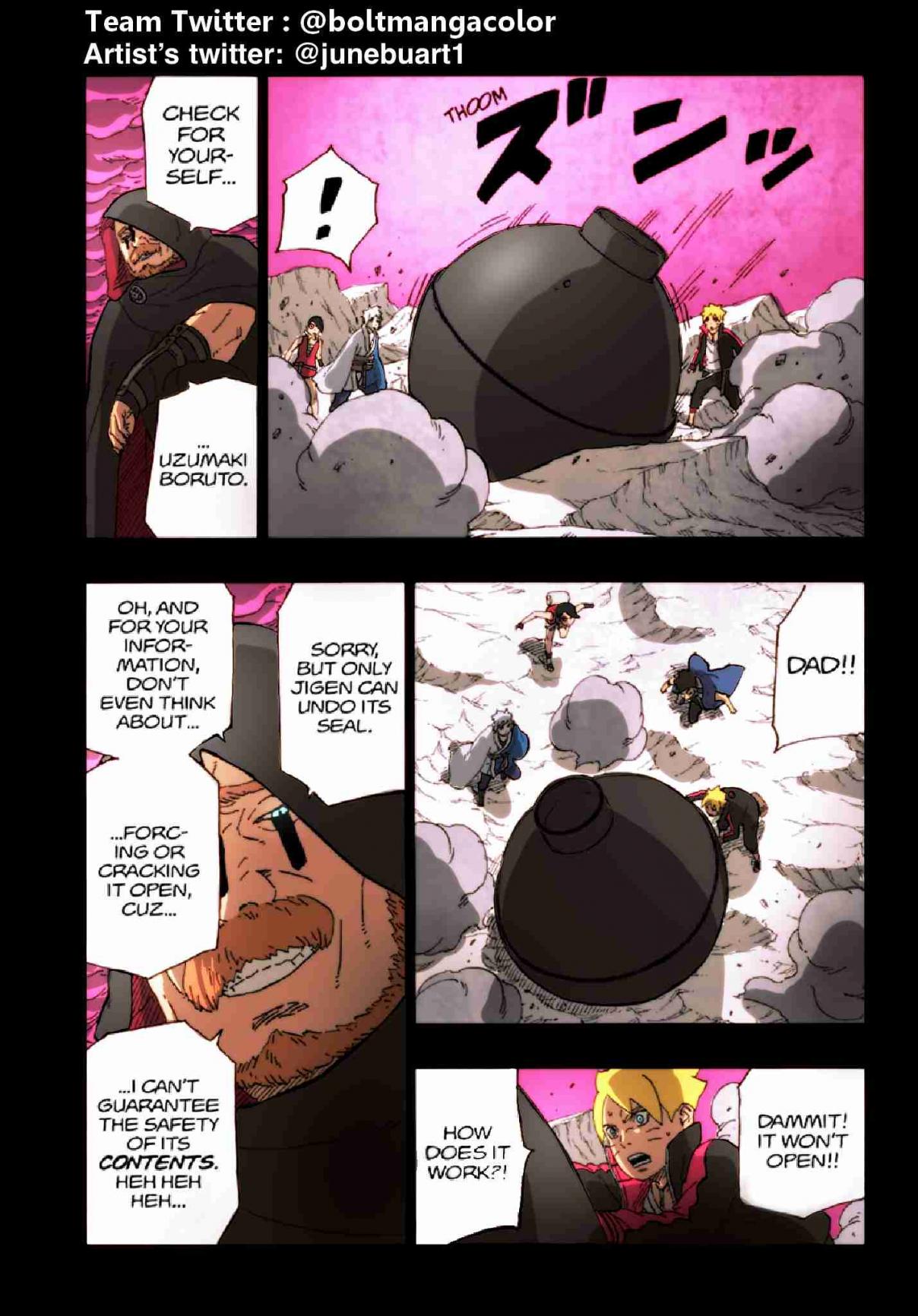 Boruto: Naruto Next Generations (Fan Colored) Ch. 40 The Invisible Jutsu