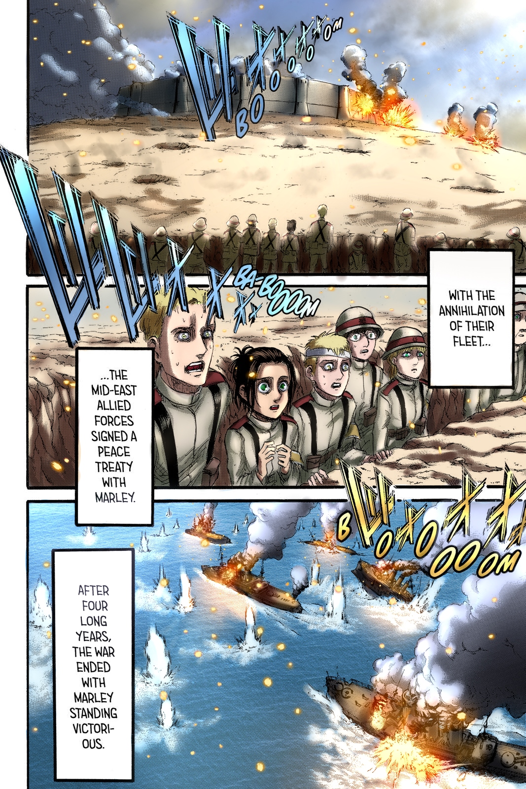 Shingeki no Kyojin (Fan Colored) Vol. 23 Ch. 92 Marley's Soldiers