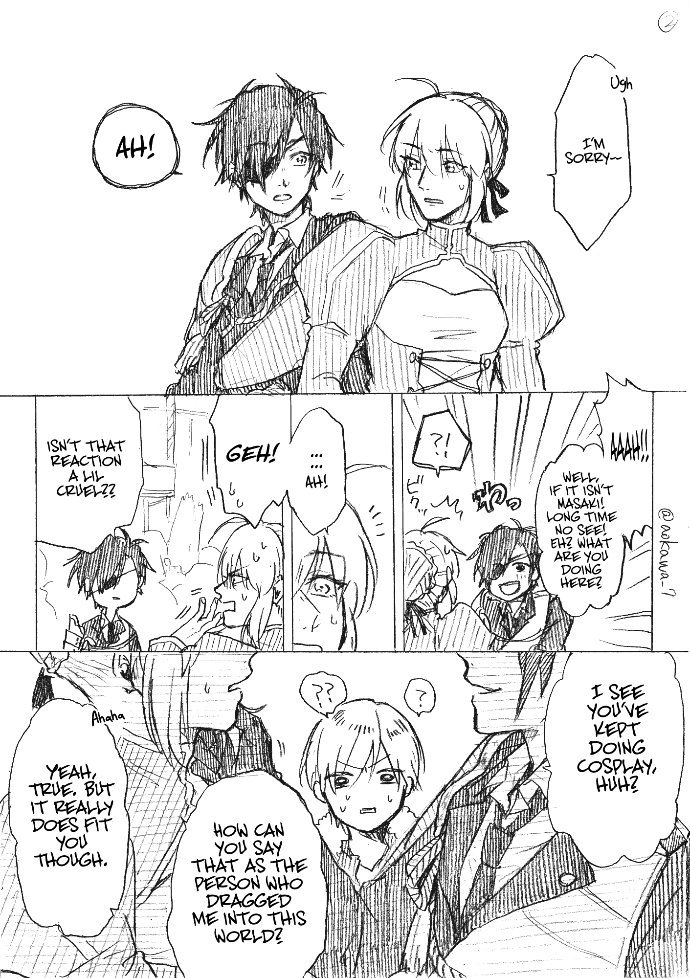 The Manga Where a Crossdressing Cosplayer Gets a Brother Chapter 2.1