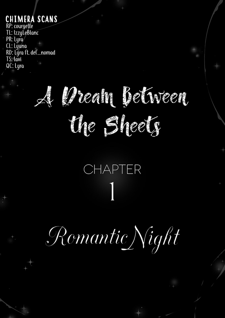 A Dream Between the Sheets Ch. 1 Romantic Night