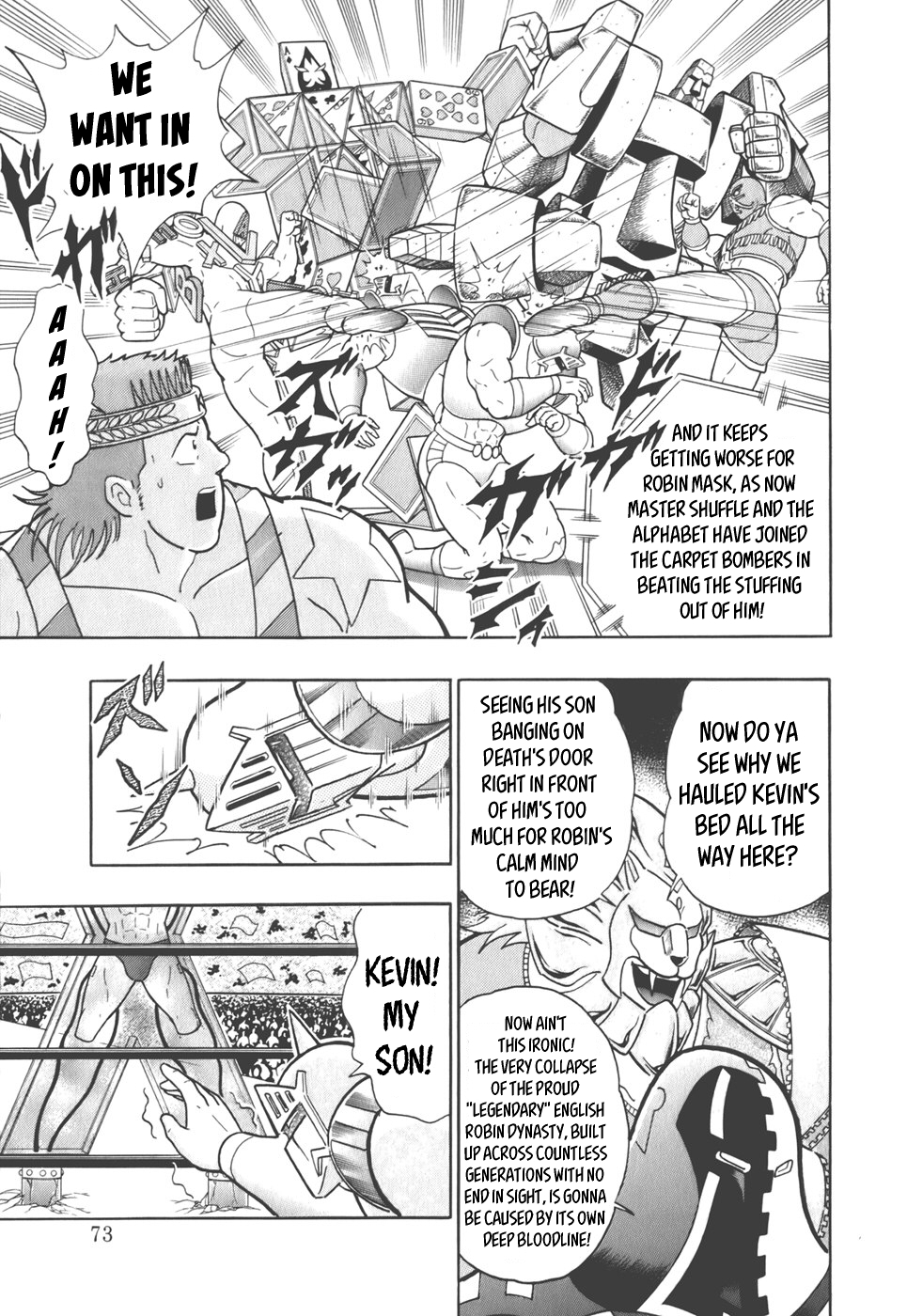 Kinnikuman II Sei: Kyuukyoku Choujin Tag Hen Vol. 4 Ch. 37 A New Generation United Front to Save Kevin!