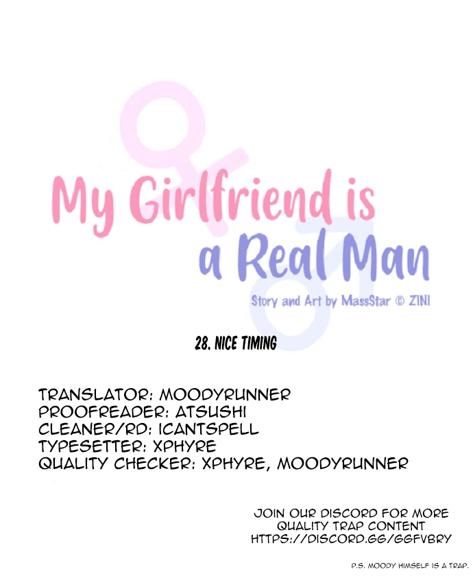 My Girlfriend is a Real Man Ch. 28 Nice Timing