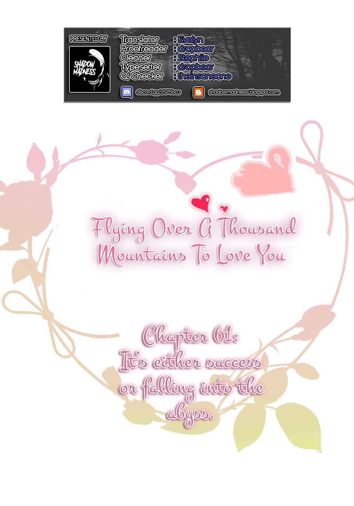 Flying Over a Thousand Mountains to Love You Ch. 61 It's either success or falling into the abyss