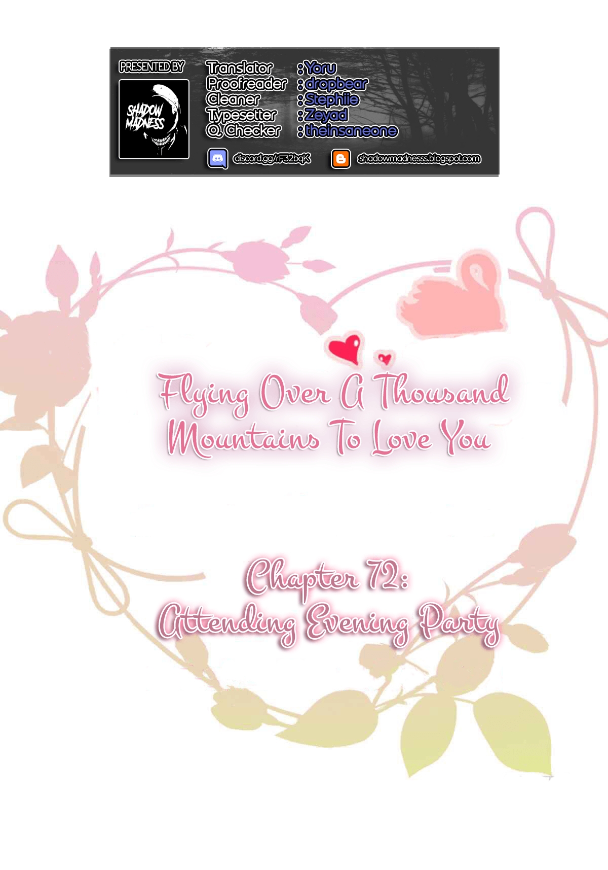 Flying Over a Thousand Mountains to Love You Ch. 72 Attending Evening Party