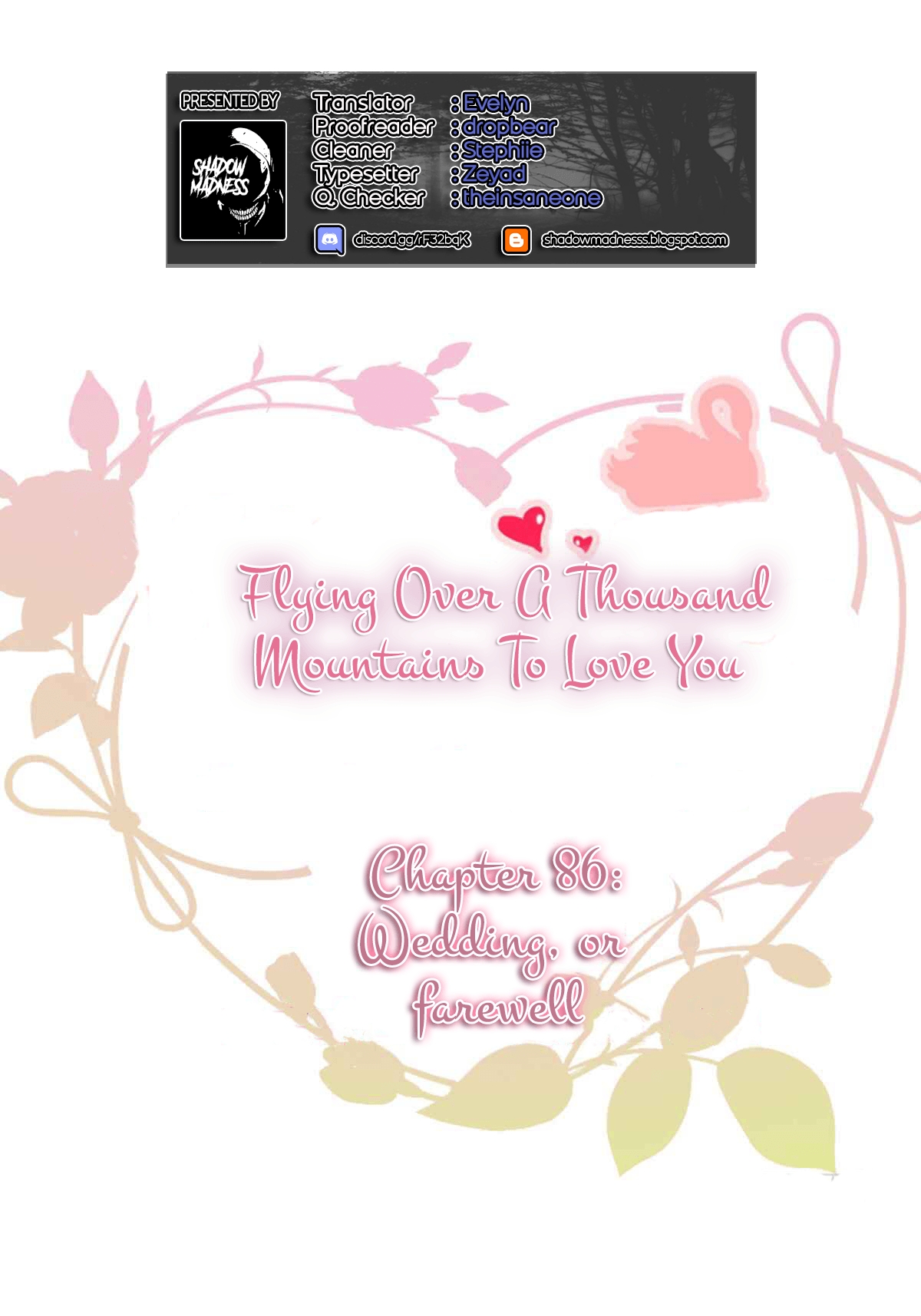 Flying Over a Thousand Mountains to Love You Ch. 86 Wedding, or farewell