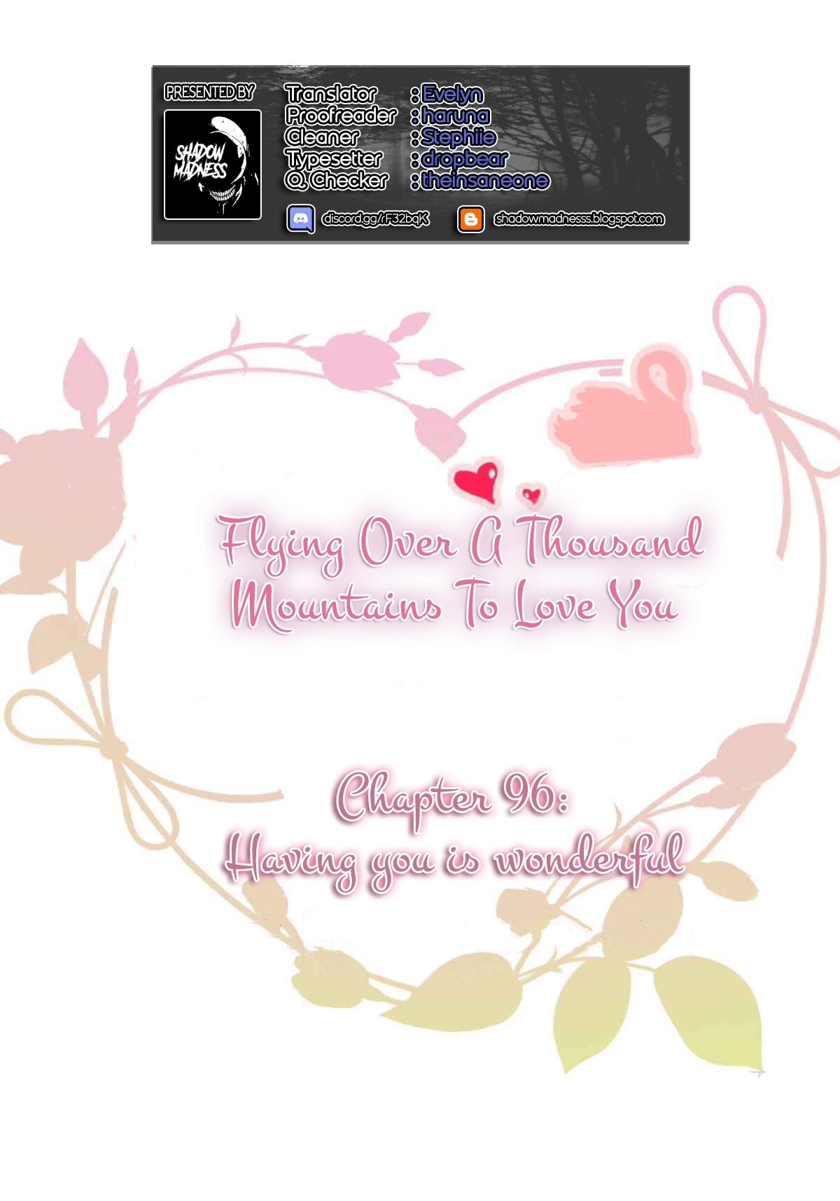 Flying Over a Thousand Mountains to Love You Ch. 96 Having you is wonderful