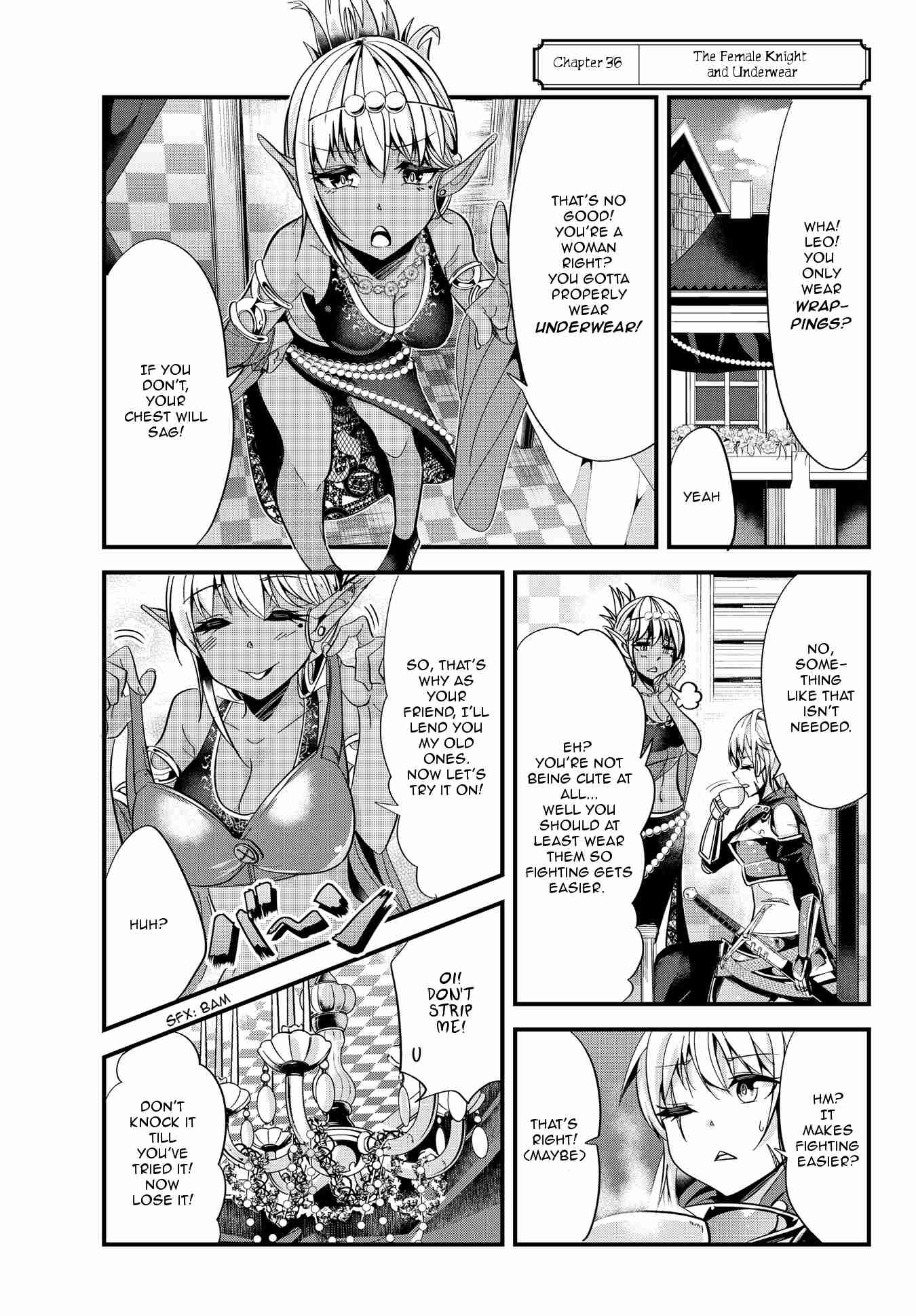 A Story About Treating a Female Knight Who Has Never Been Treated as a Woman, as a Woman Ch.36