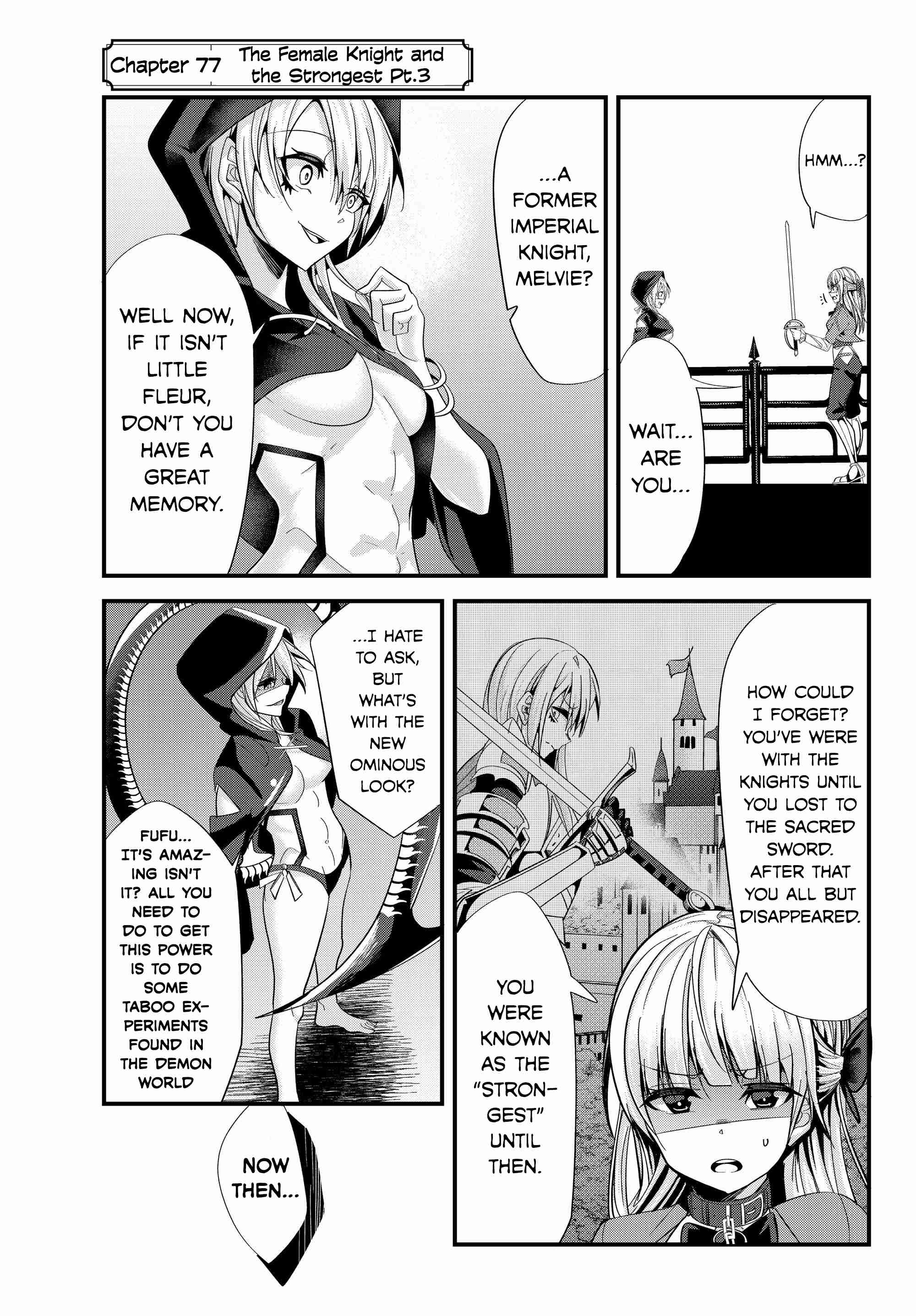 A Story About Treating a Female Knight Who Has Never Been Treated as a Woman, as a Woman Ch.77