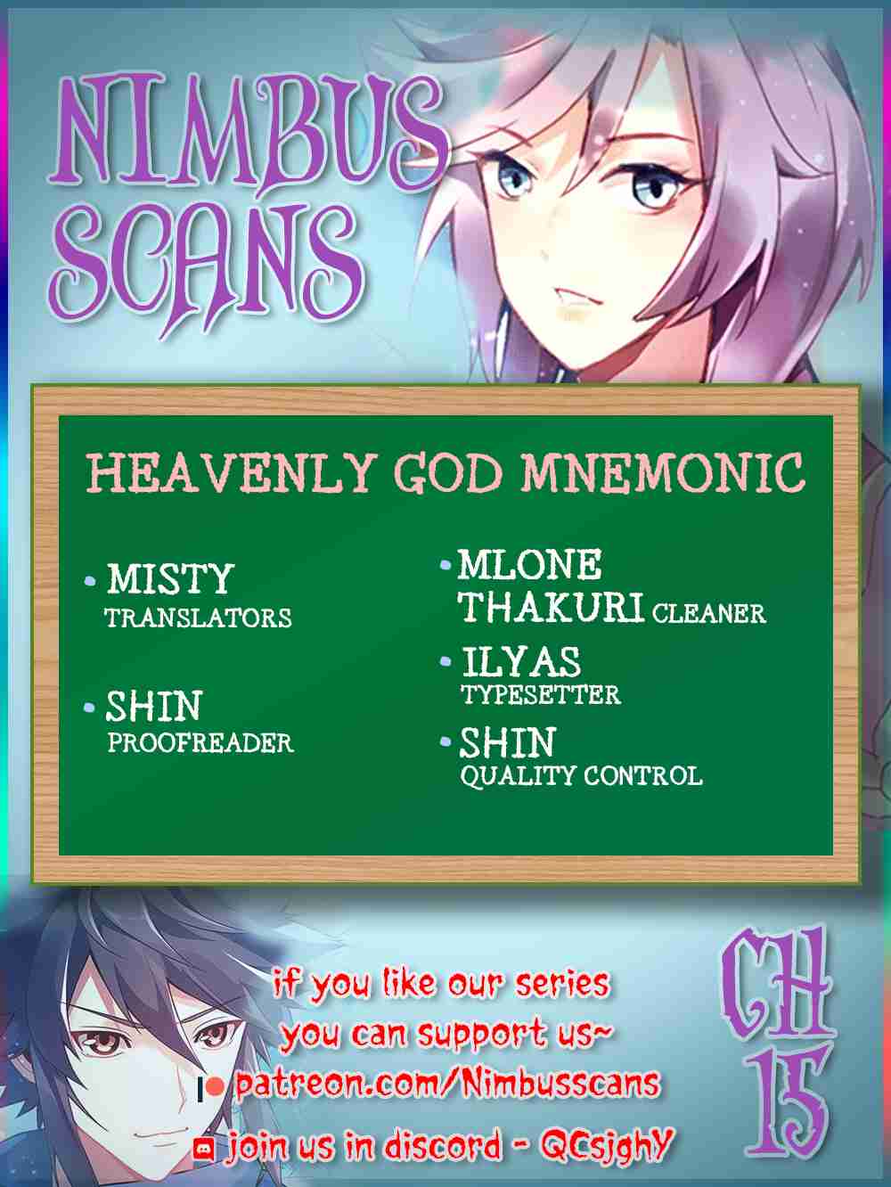 Heavenly God Mnemonic Ch. 15
