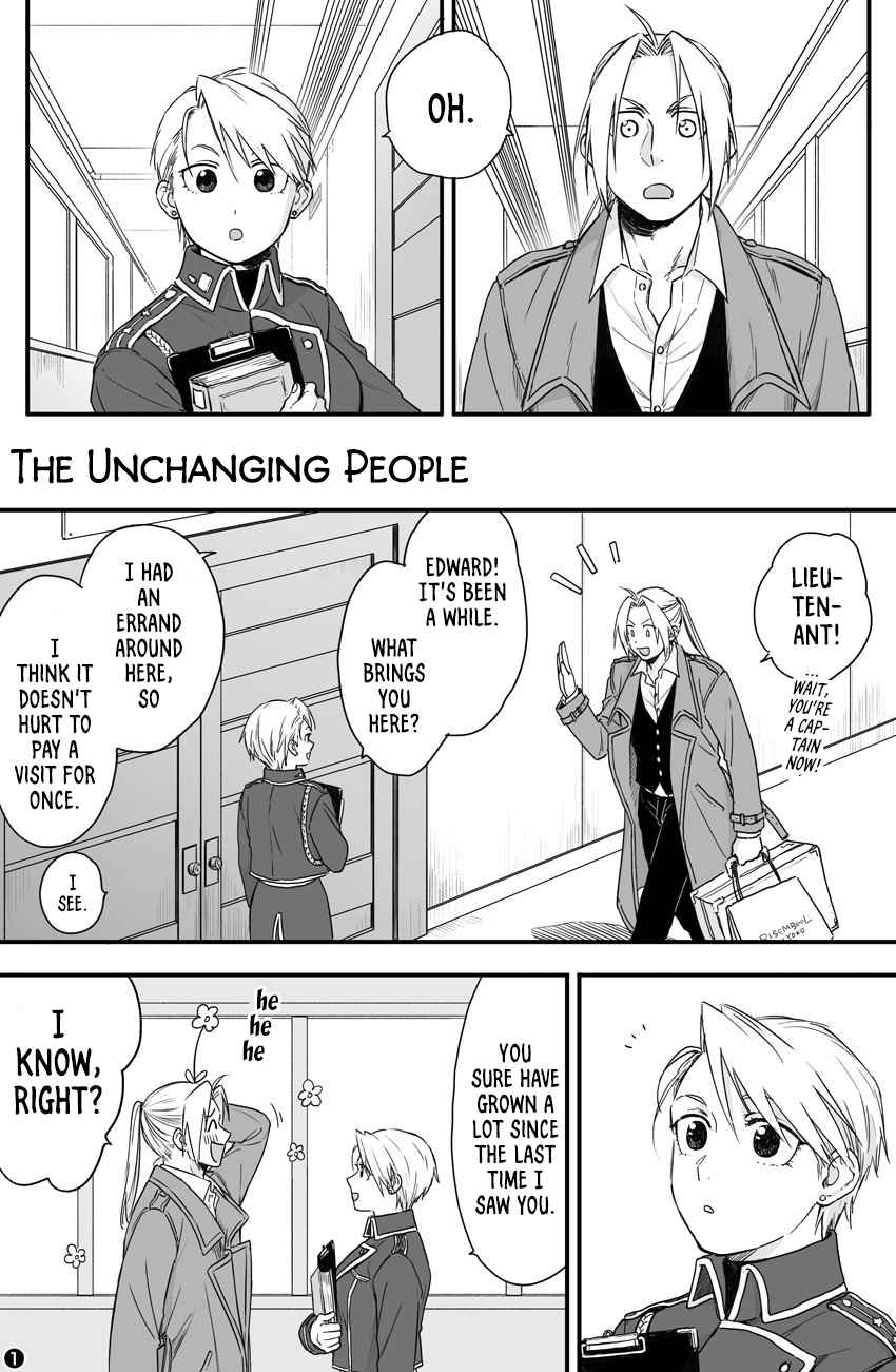 Fullmetal Alchemist The Unchanging People (Doujinshi) Oneshot