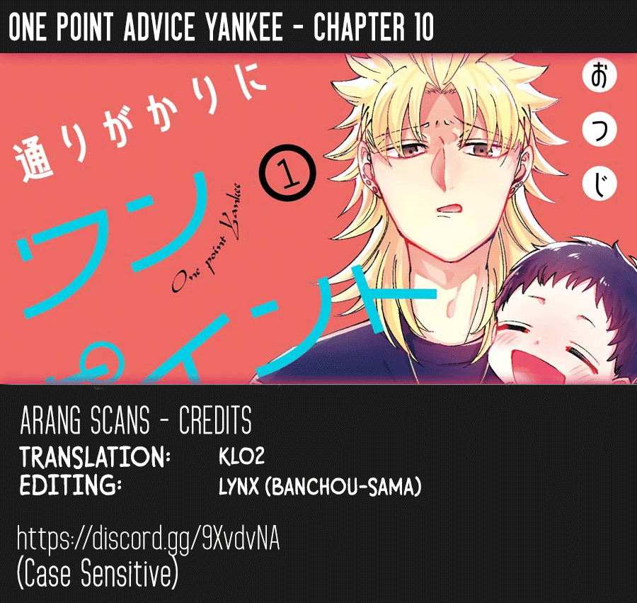 Toorigakari Ni One Point Advice Shiteiku Type No Yankee Chapter 10