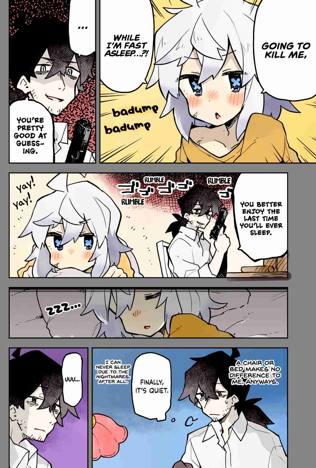 The Story of a Terrifying Hitman and a Little Girl (Fan Colored) Ch. 2