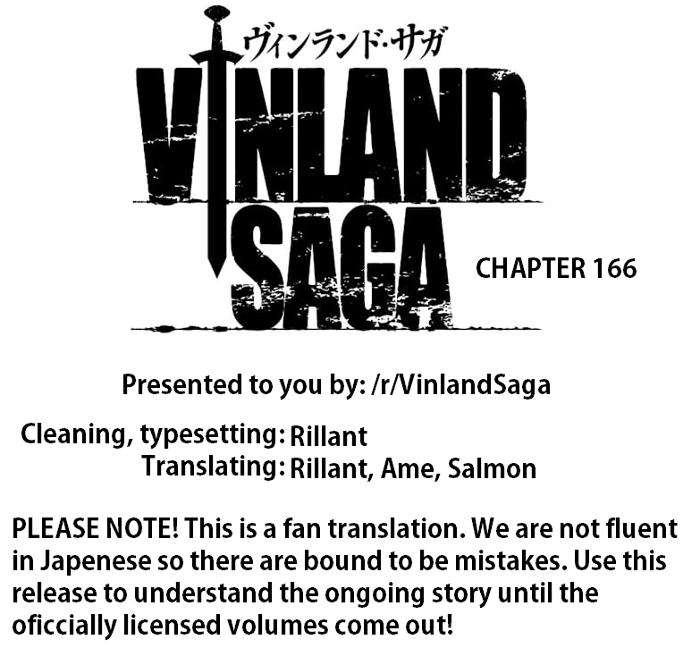 Vinland Saga Vol. 24 Ch. 166 Vinland Saga