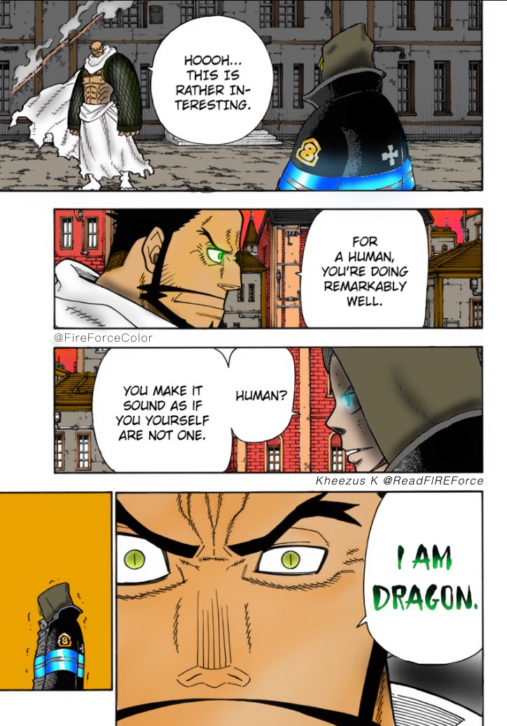 Enen no Shouboutai (Fan Colored) Ch. 189 The Dragon and the Knight