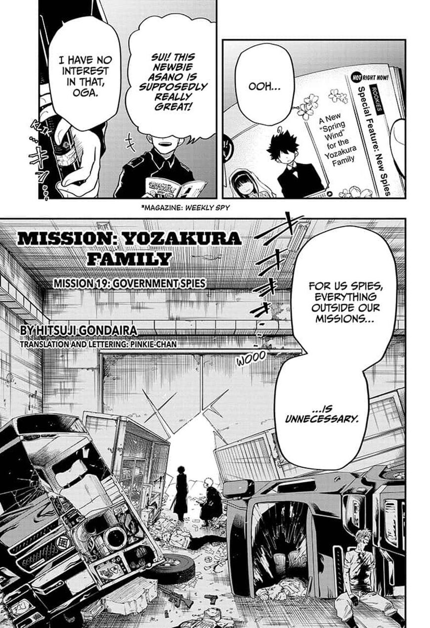 Mission: Yozakura Family Chapter 19