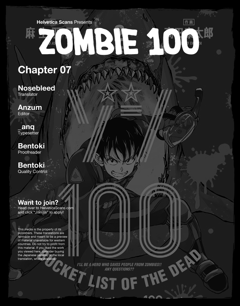 Zombie 100 ~Zombie ni Naru Made ni Shitai 100 no Koto~ Vol. 2 Ch. 7 Hero of the Dead 2