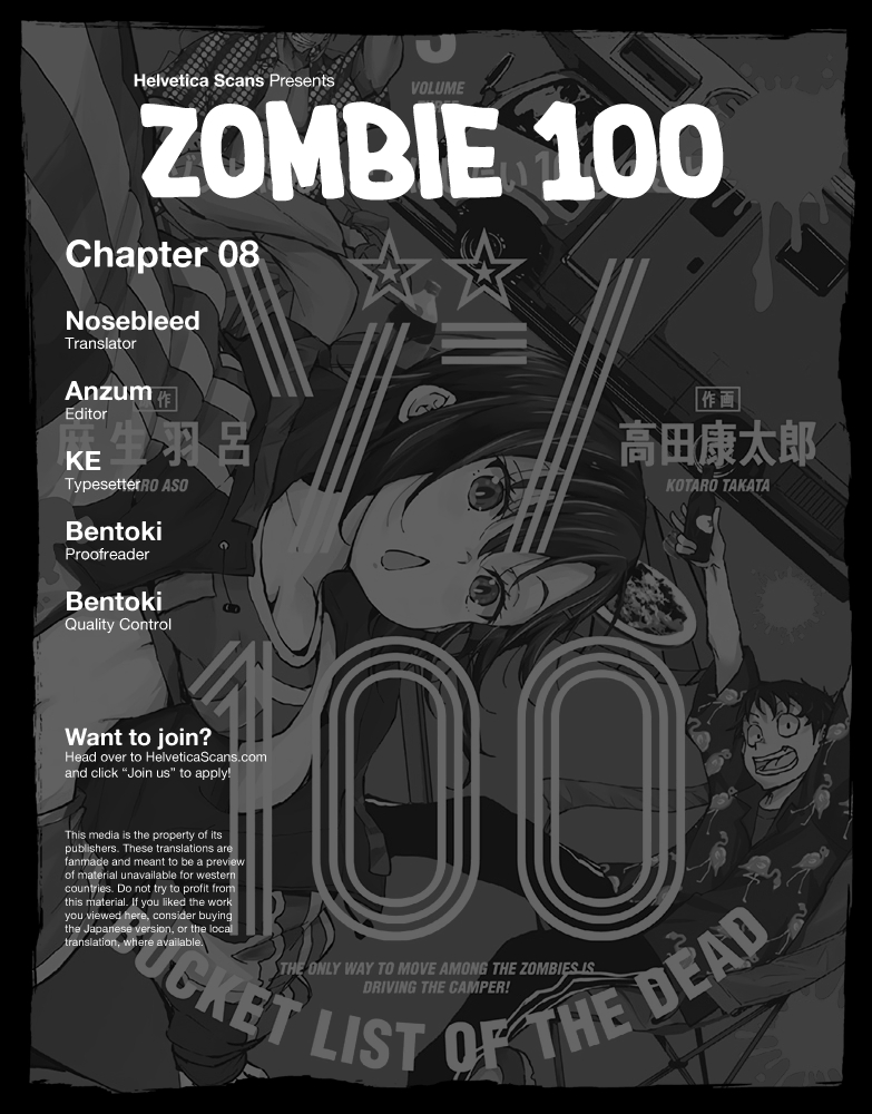 Zombie 100 ~Zombie ni Naru Made ni Shitai 100 no Koto~ Vol. 3 Ch. 8 Camping Car of the Dead