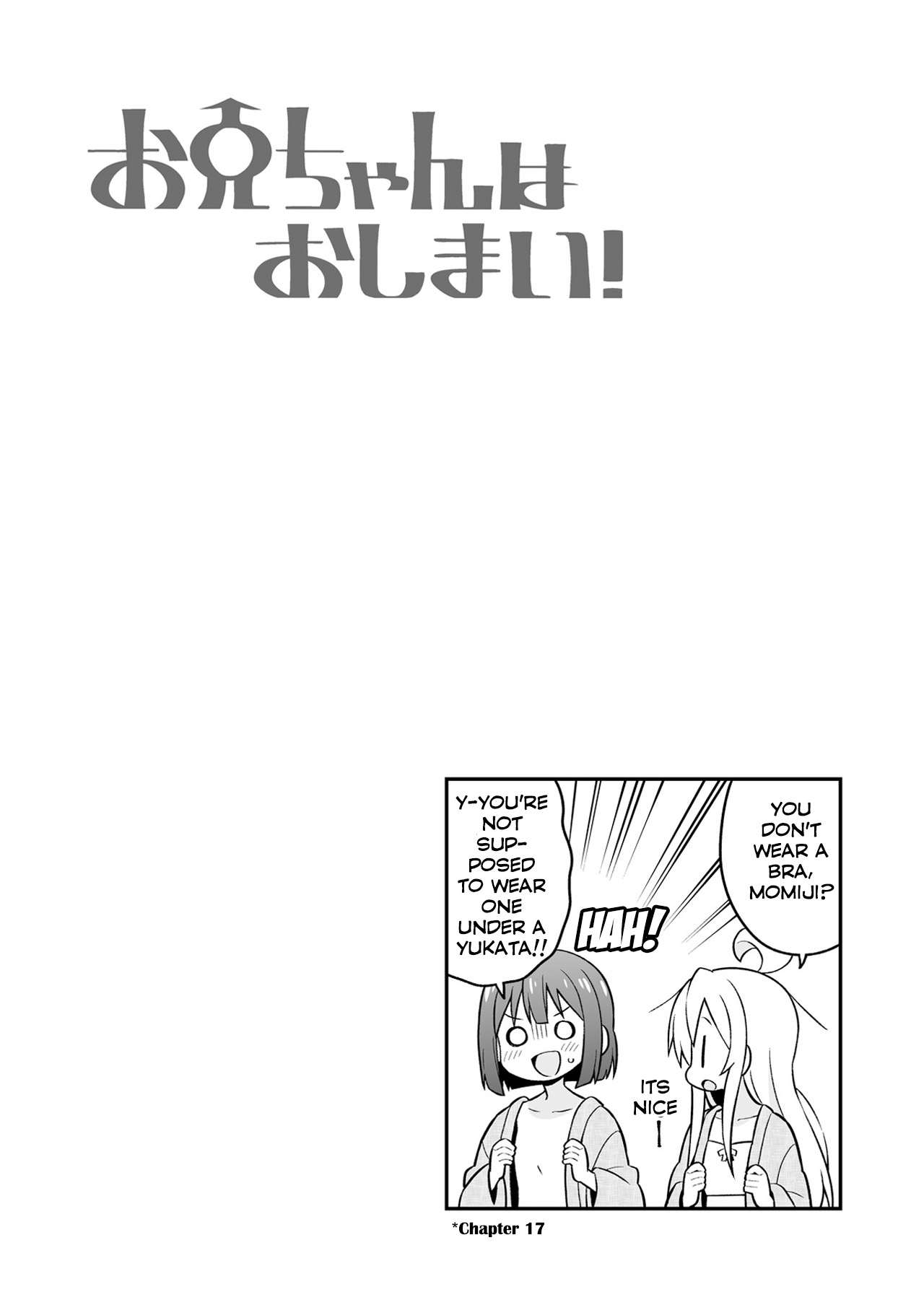 Onii chan is Done For! Vol. 2 Ch. 20.9 Chapter 11 20 Mini Extras