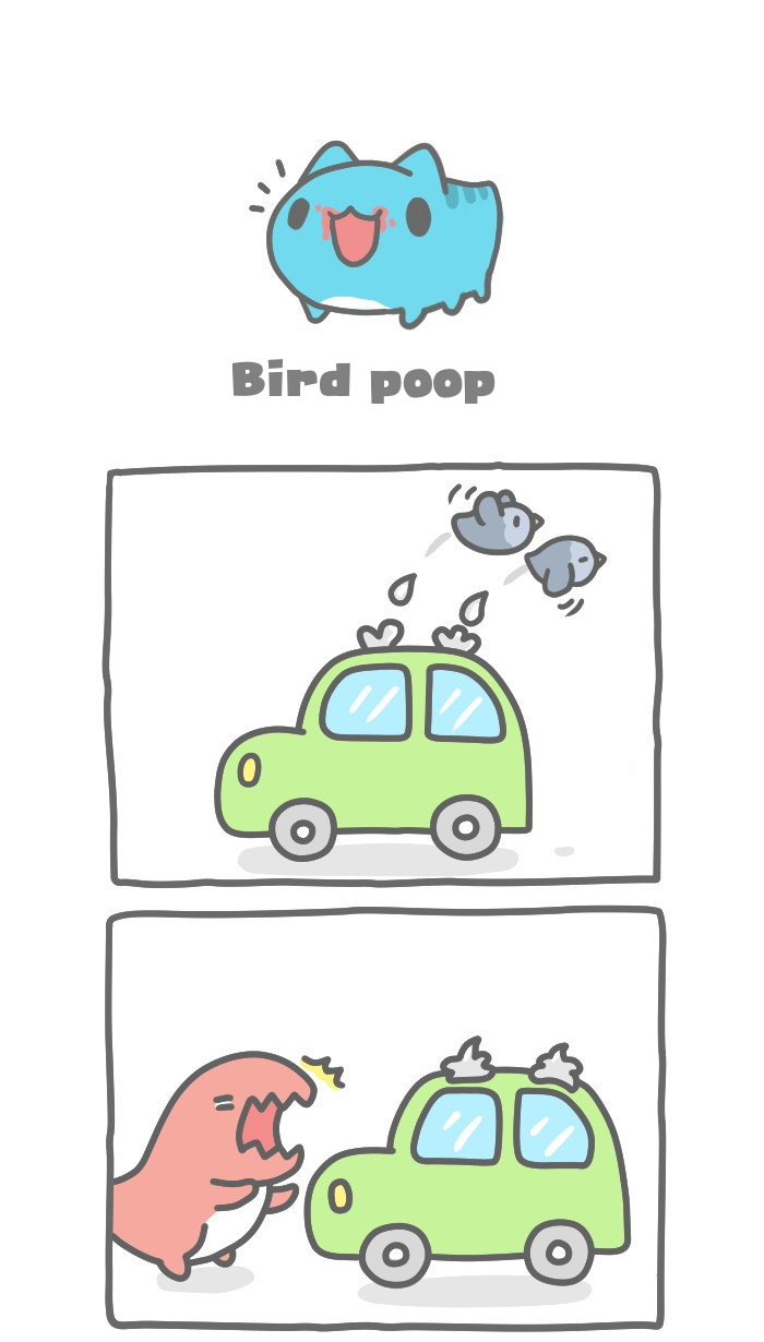 BugCat Capoo Ch. 374 bird poop