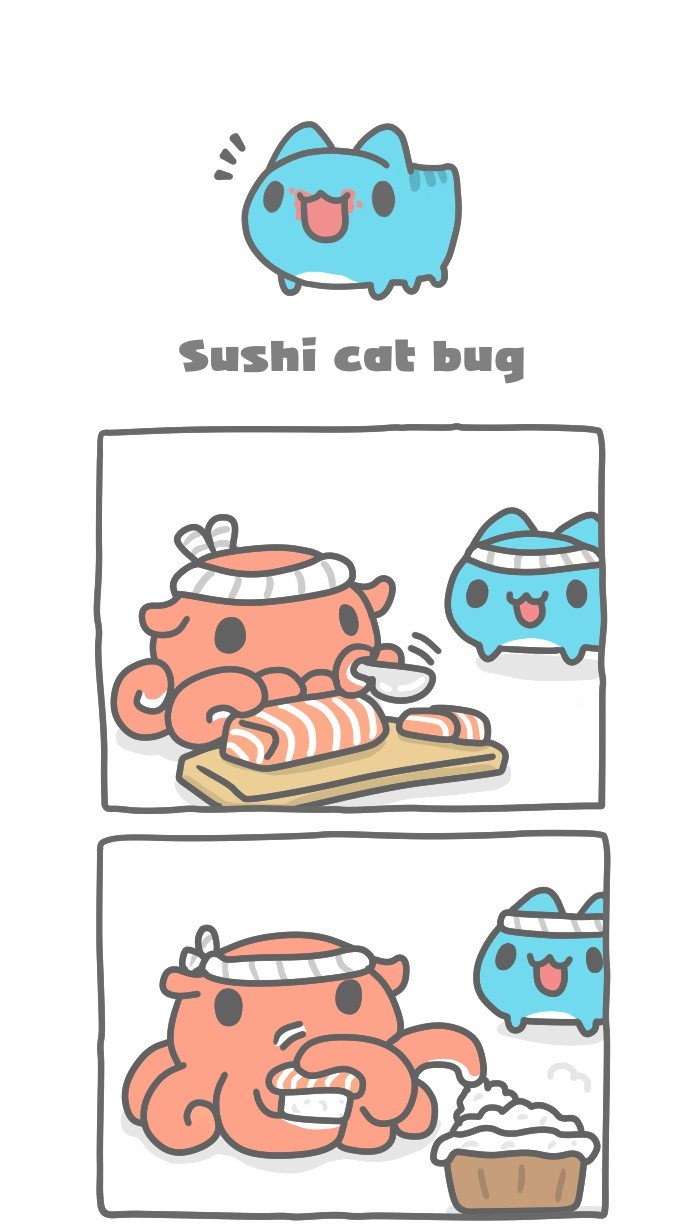 BugCat Capoo Ch. 398 sushi catbug