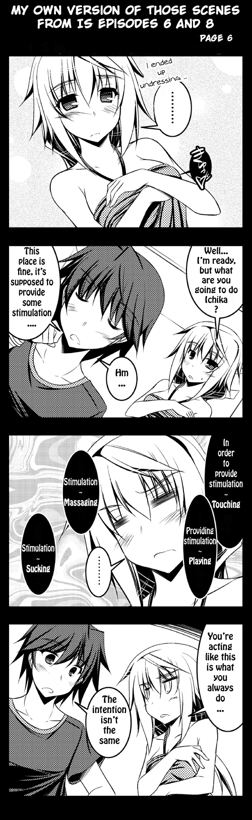 Infinite Stratos If Only ... (Doujinshi) Ch. 2 My own version of that scene in IS episode 6 & 8