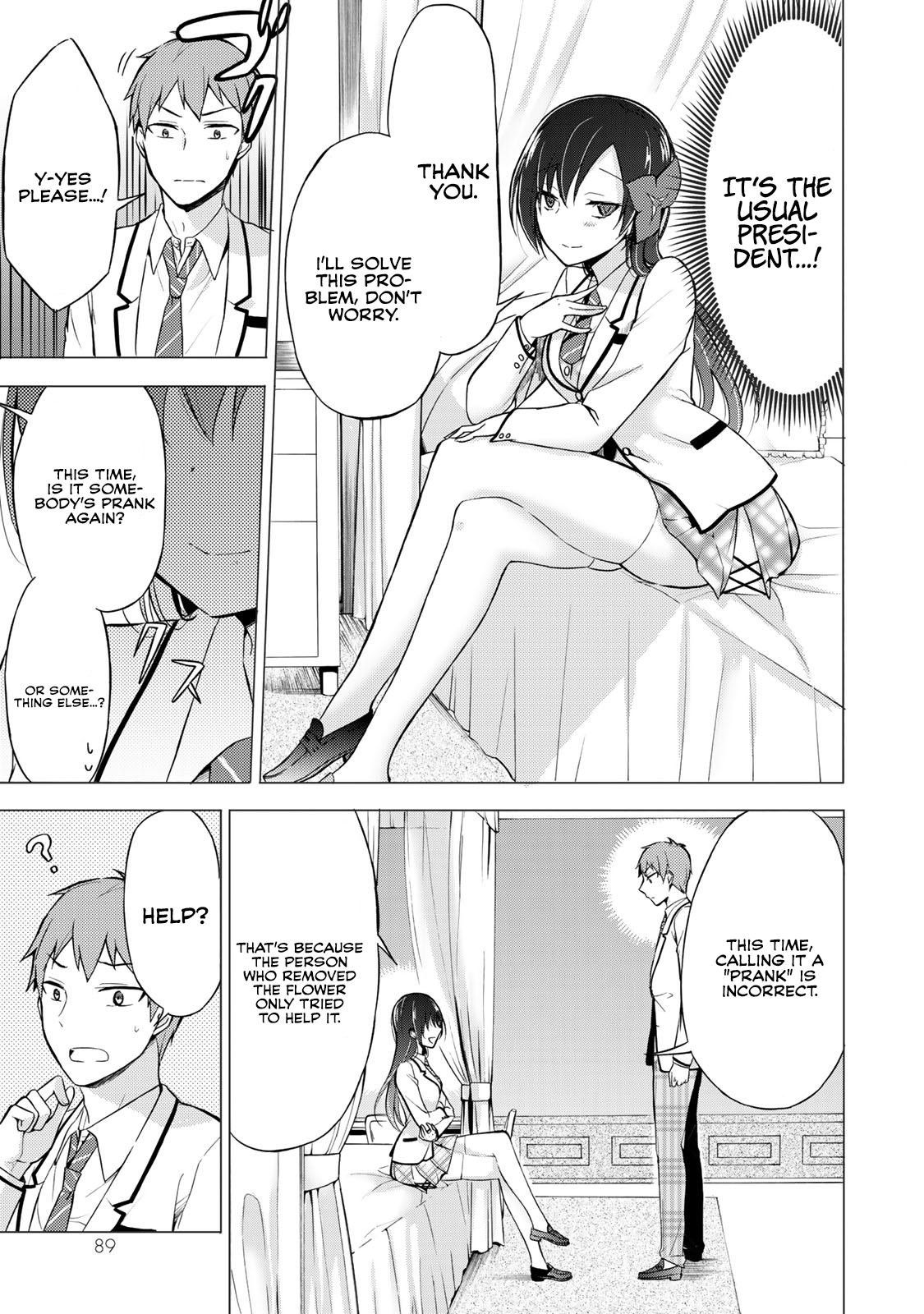 The Student Council President Solves Everything on the Bed Vol. 1 Ch. 2.2 The Never blooming Garden Part 1