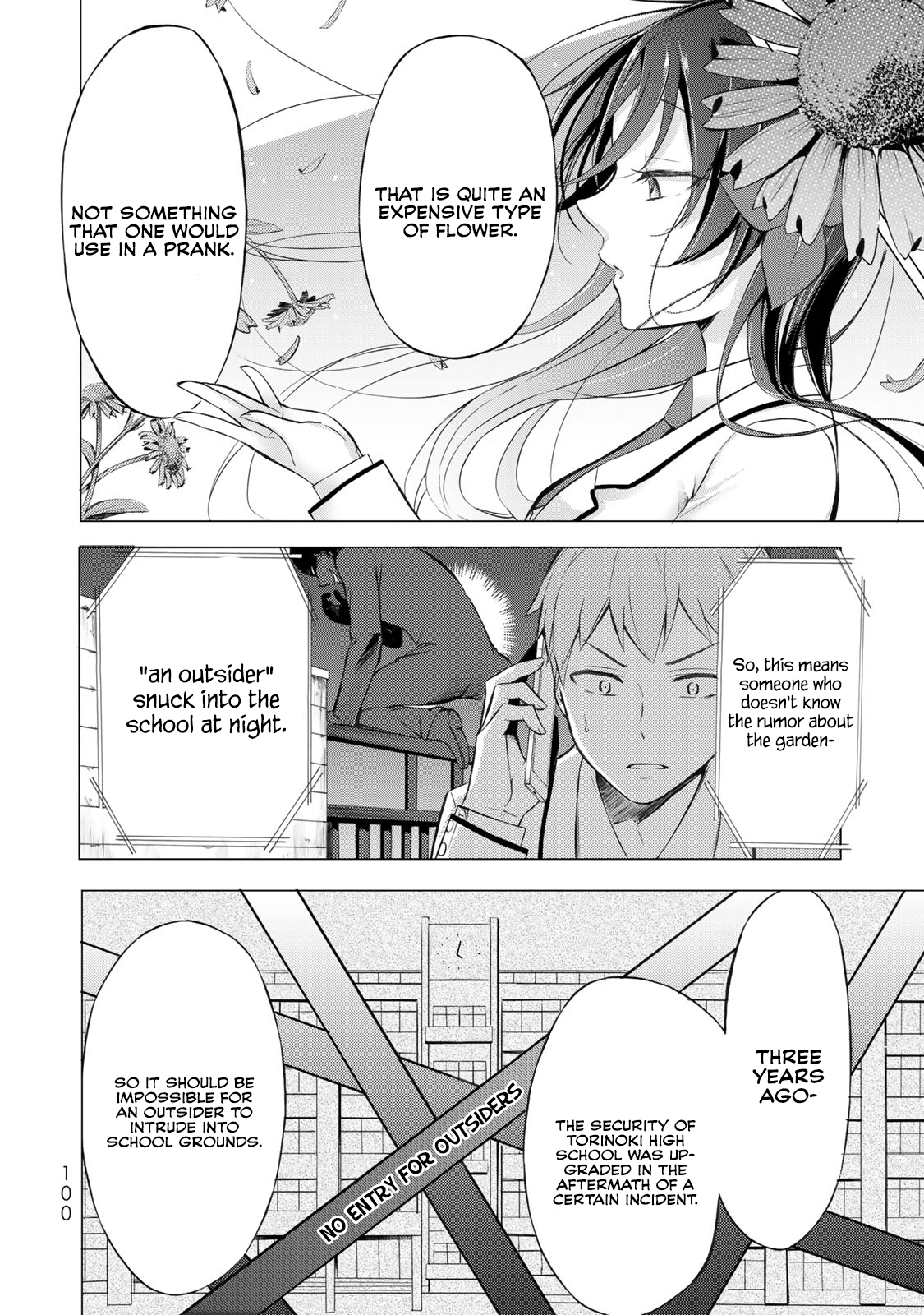 The Student Council President Solves Everything on the Bed Vol. 1 Ch. 3 The Never blooming Garden Part 2