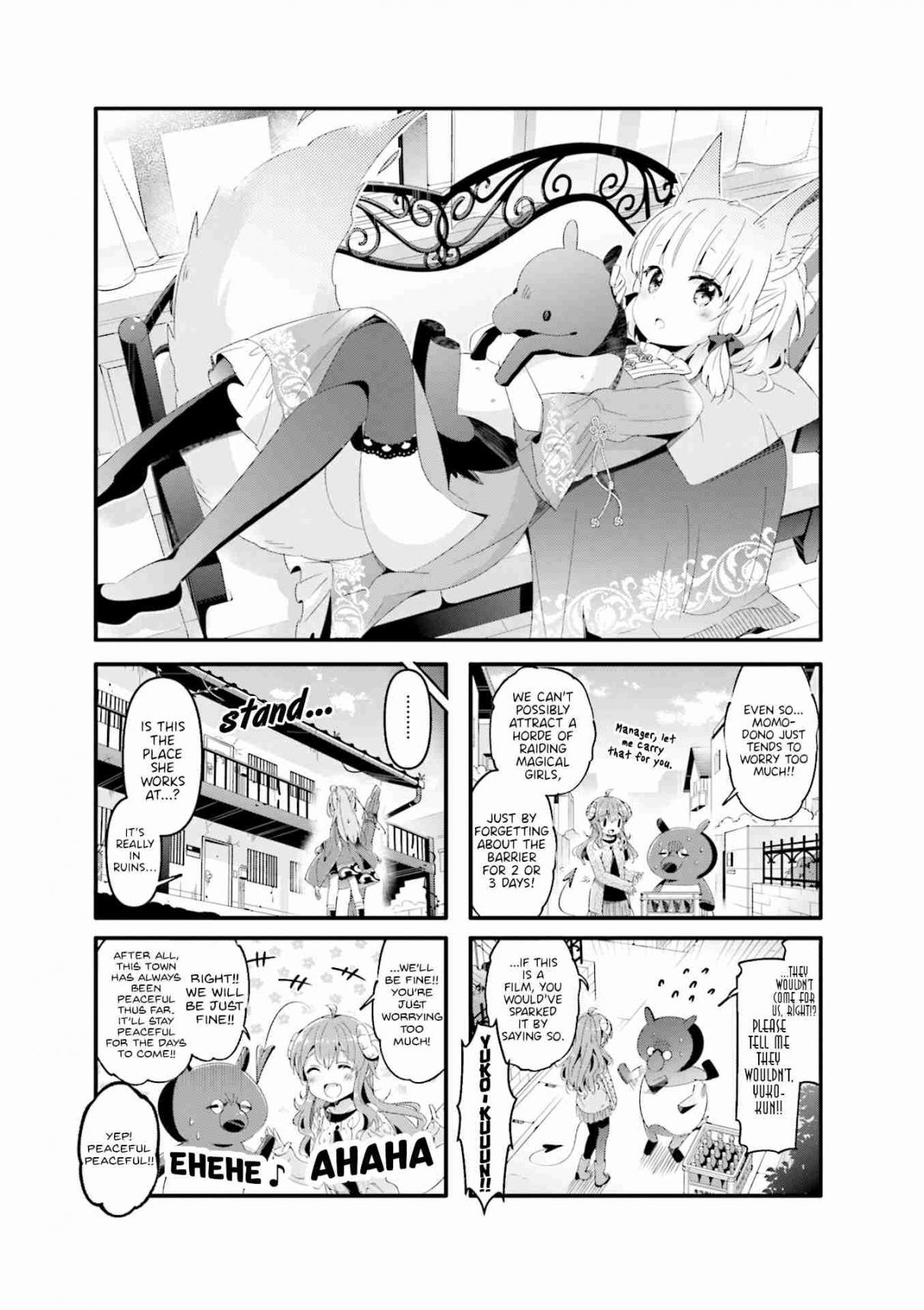 Machikado Mazoku Vol. 5 Ch. 61 The Uninvited Guest! The Ruins Styled Cafe is a Powder Keg!!
