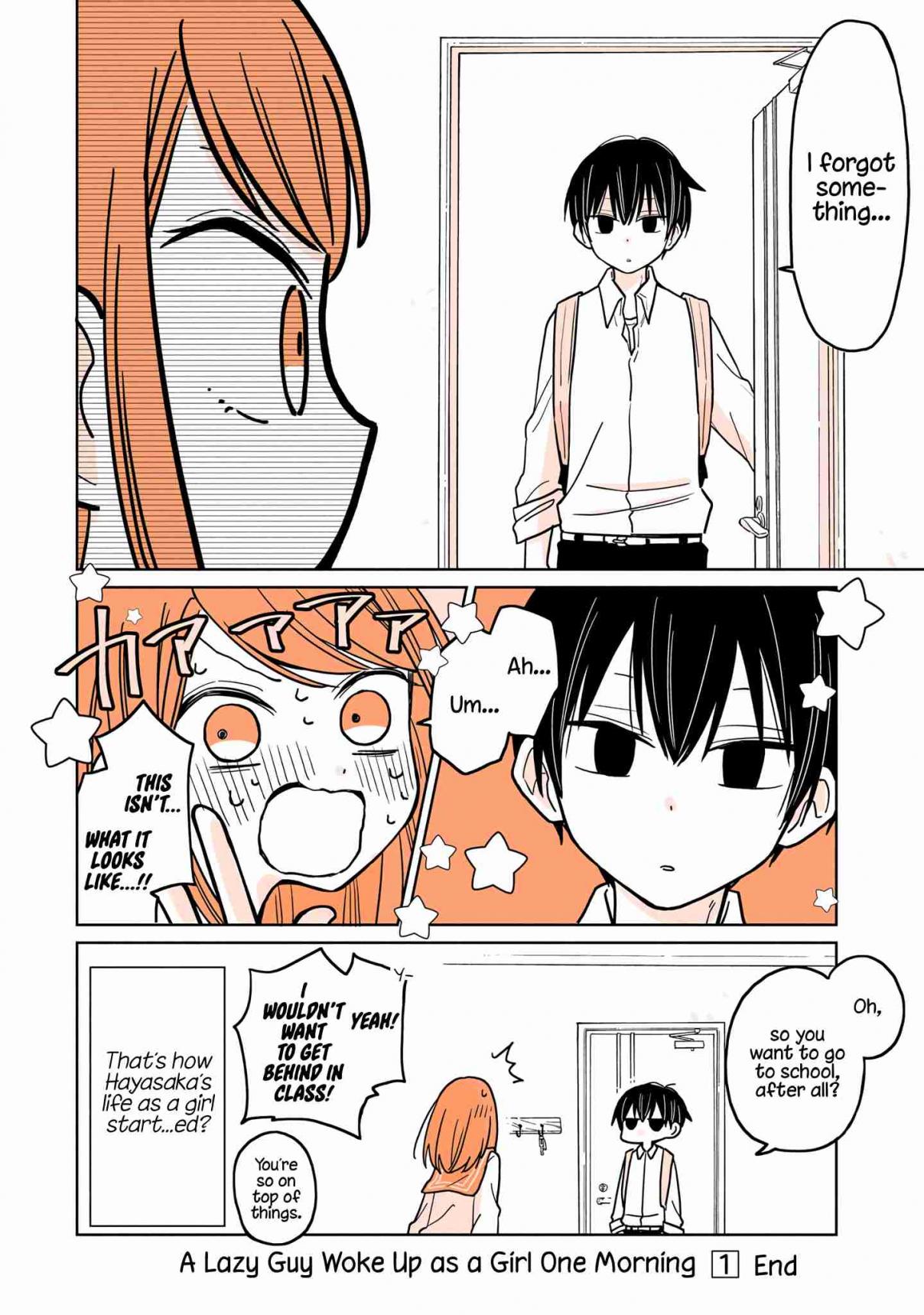A Lazy Guy Woke Up as a Girl One Morning Vol. 1 Ch. 8.2 An "If" Story Only in the Volume 1