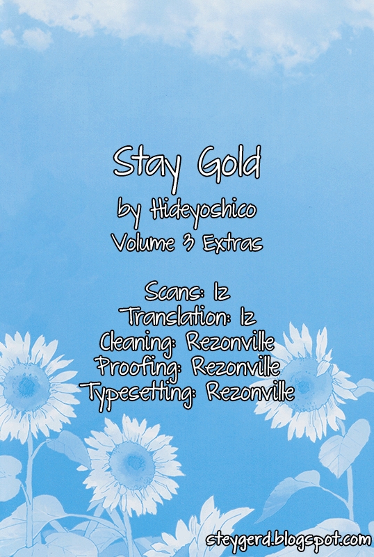 Stay Gold Vol. 3 Ch. 17.1 Extras