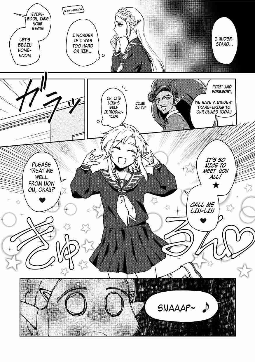 The Legend of Zelda Breath of the Wild Why does BoW Link cross dress? (Doujinshi) Oneshot