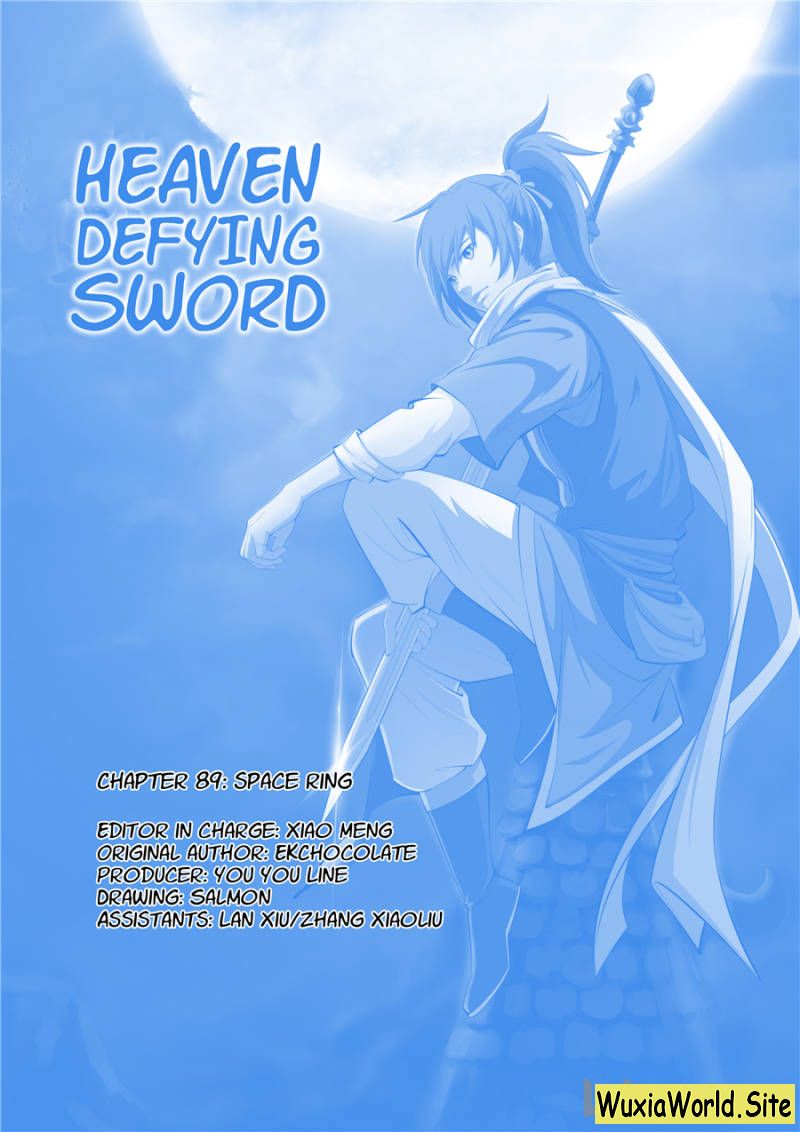 Heaven Defying Sword Chapter 89